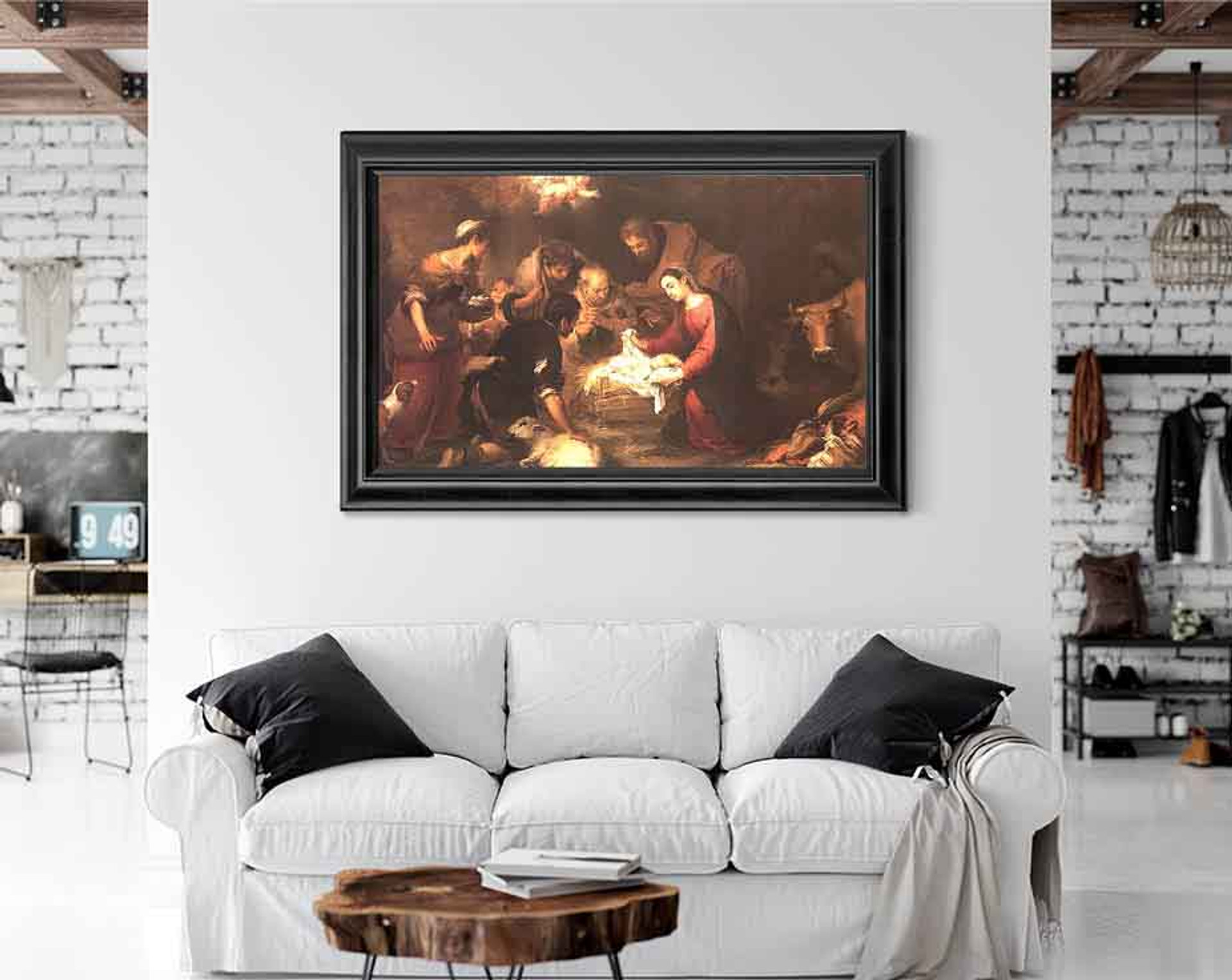 Adoration Of The Shepherds By Bartolome Esteban Murillo Print or Oil