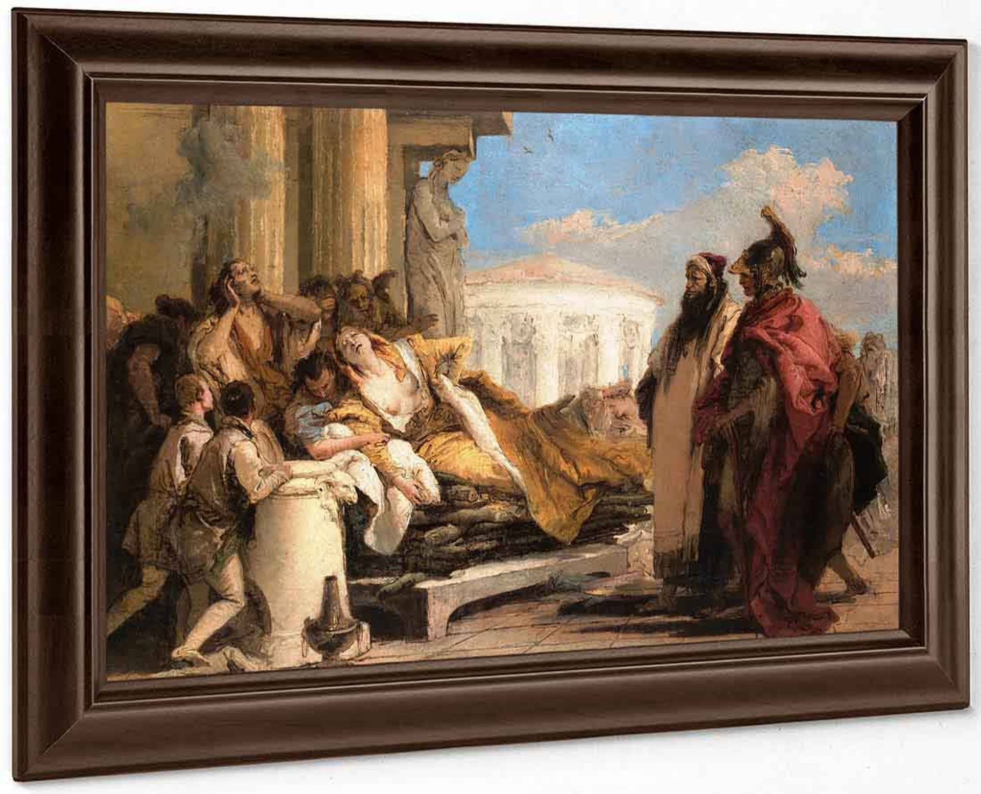 Death Of Dido By Giovanni Battista Tiepolo Print or Oil Painting ...