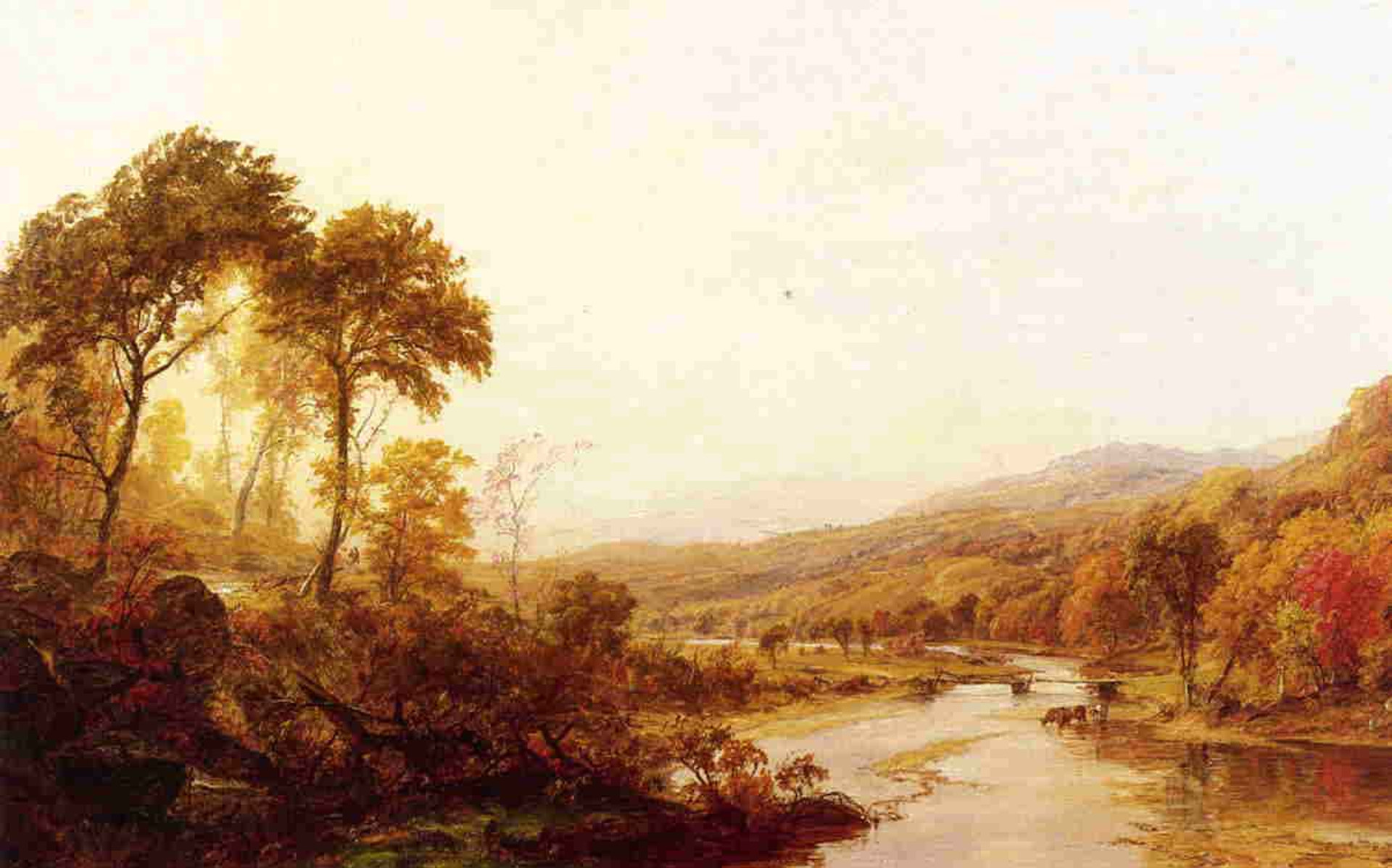 Headwaters Of The Hudson By Jasper Francis Cropsey Print or Oil ...