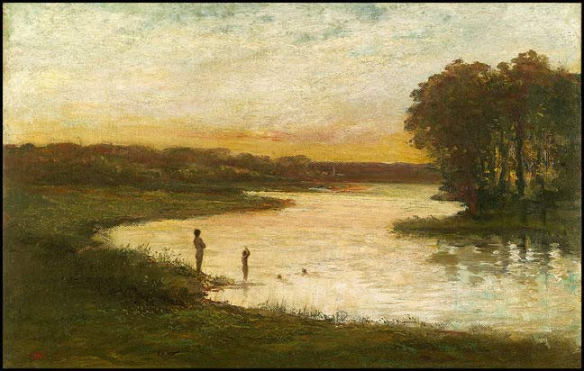Summer Twilight By William Morris Hunt Print Or Oil Painting Summer Twilight By William Morris Hunt Print Or Oil Painting