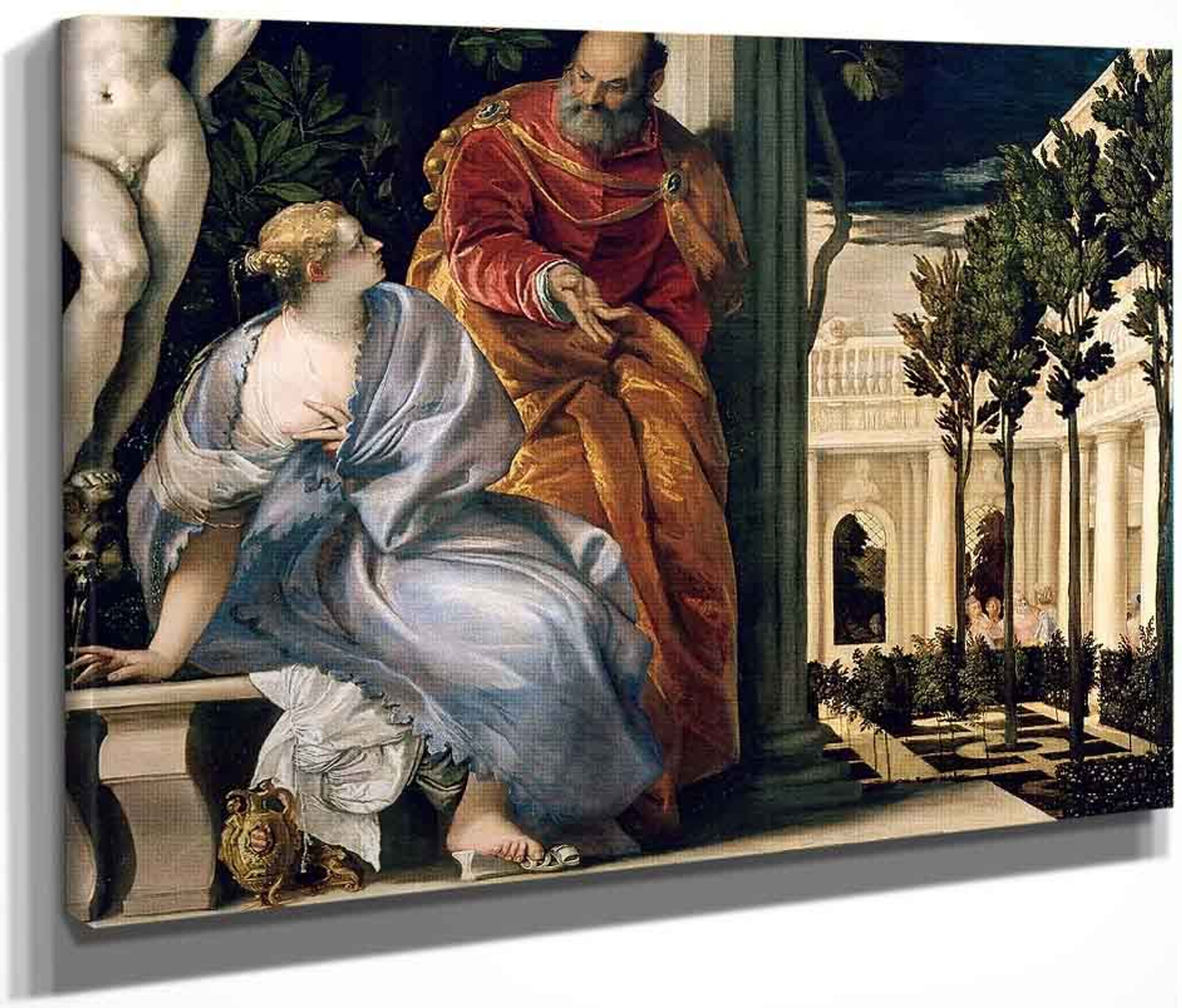 susanna in the bath by paolo veronese