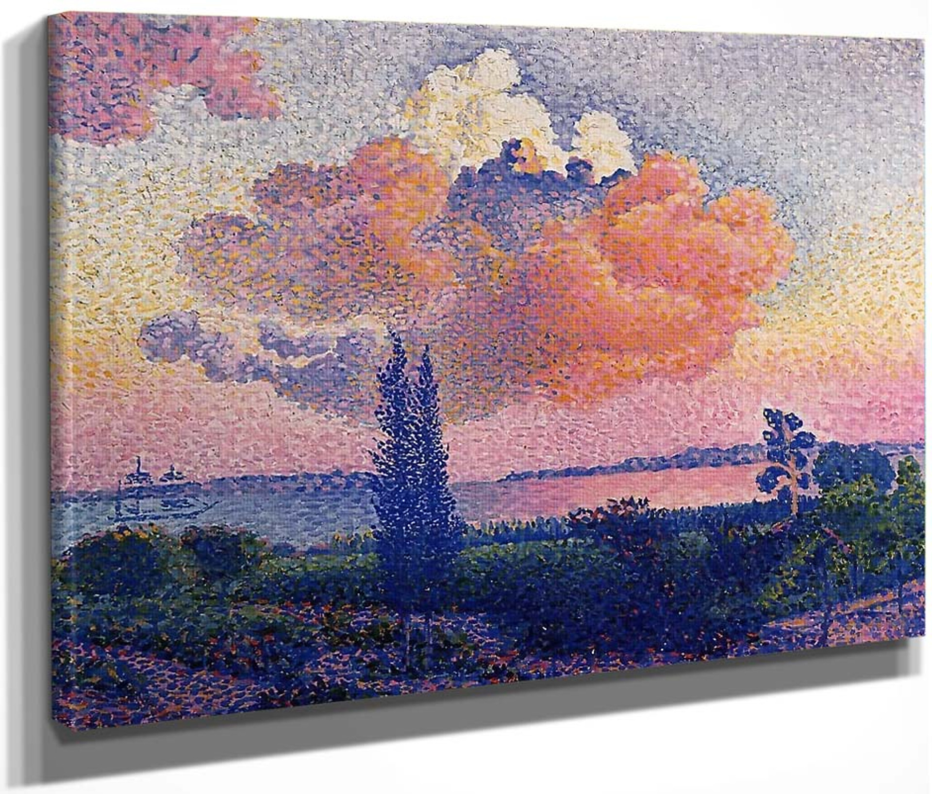 The Pink Cloud By Henri Edmond Cross Print Or Painting Reproduction The Pink Cloud By Henri Edmond Cross Print Or Painting Reproduction