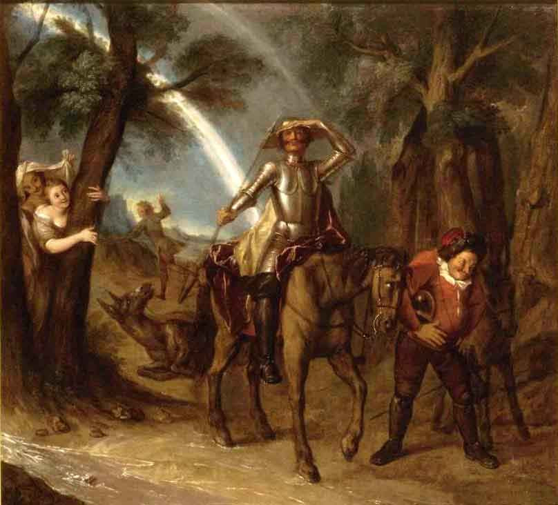 Story Of Don Quixote Don Quixote Takes The Barbers Bason For The Helmet