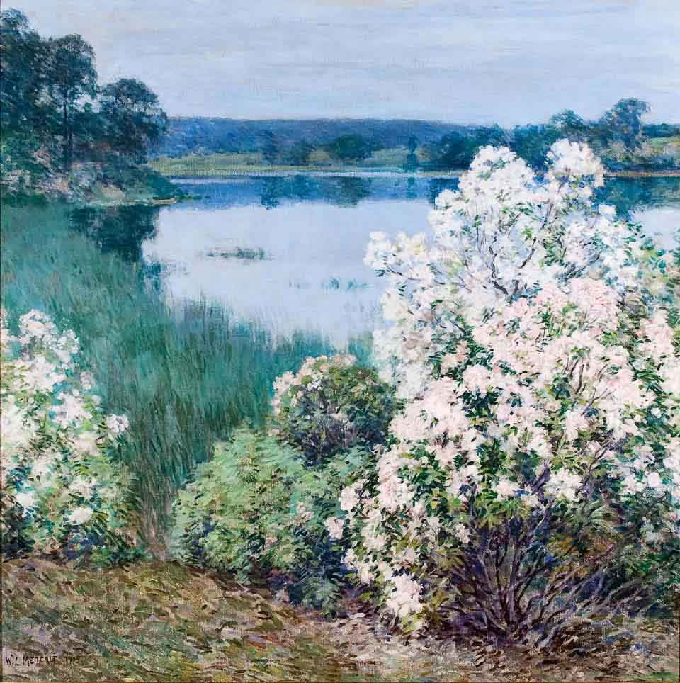 Kalmia Willard Leroy Metcalf Print or Oil Painting Reproduction.