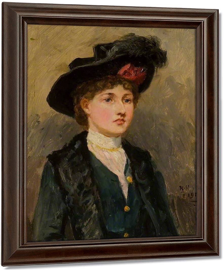 Elsie Wright By Ralph Hedley Art Reproduction from Cutler Miles.