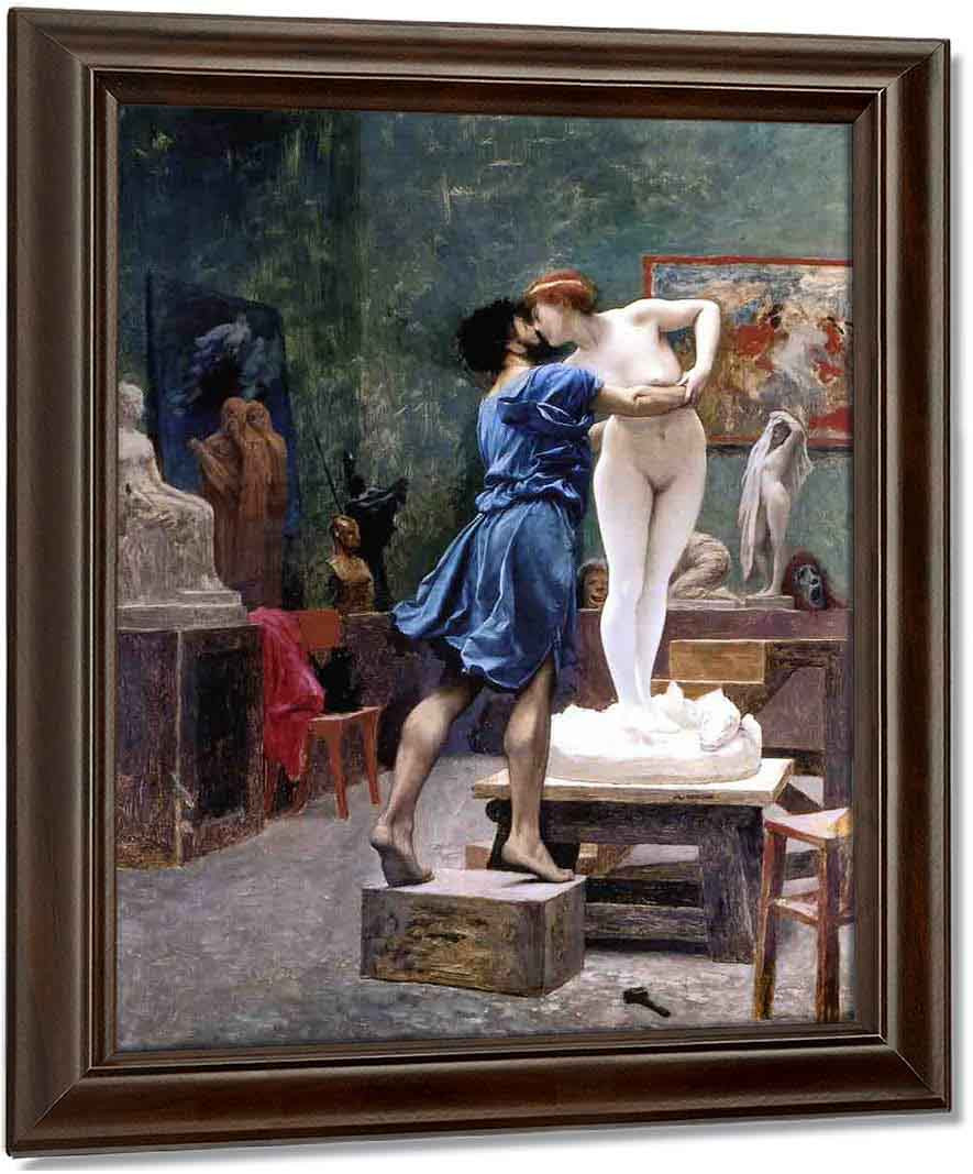 Get Wallpaper Pygmalion And Galatea By Jean Leon Gerome Art Reproduction From For Android
