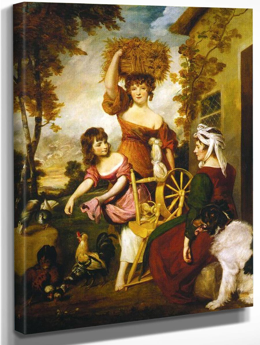 The Cottagers By Sir Joshua Reynolds Art Reproduction From Cutler Miles