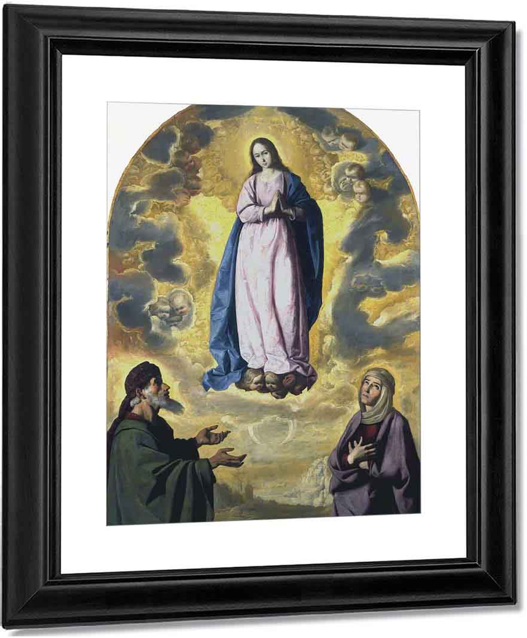 The Immaculate Conception With Saint Joachim And Saint Anne By Francisco De Zurbaran Art Reproduction From Cutler Miles