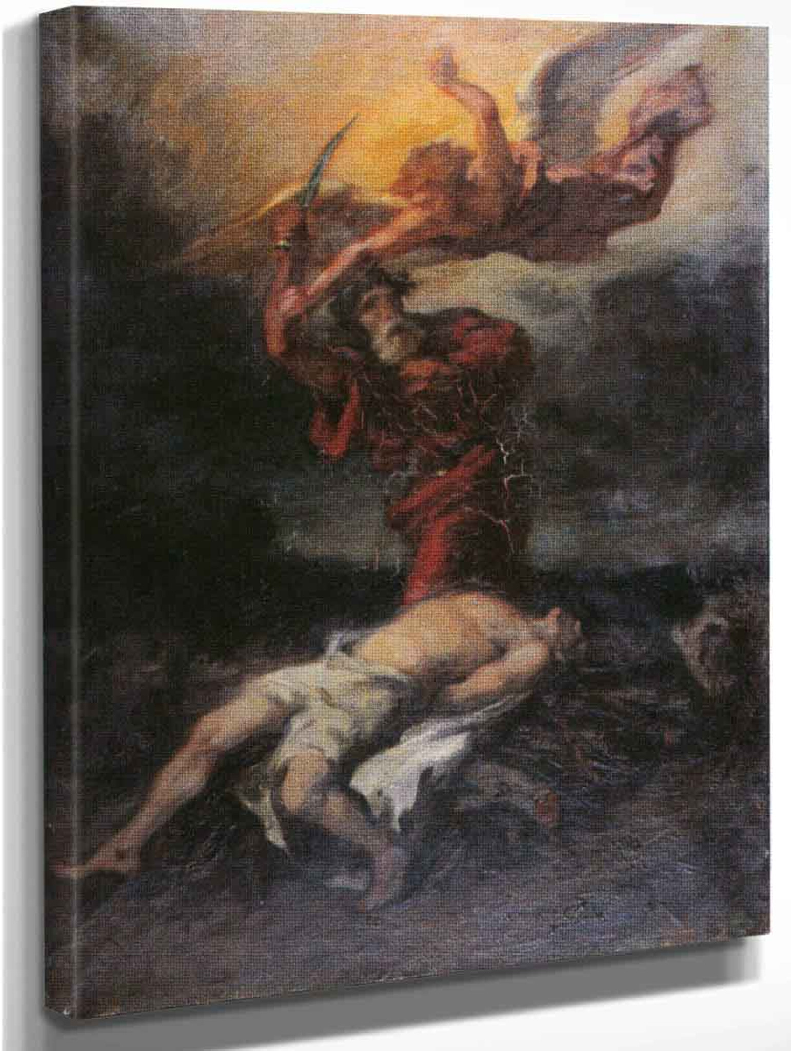 The Sacrifice Of Isaac By Emile Friant Art Reproduction From