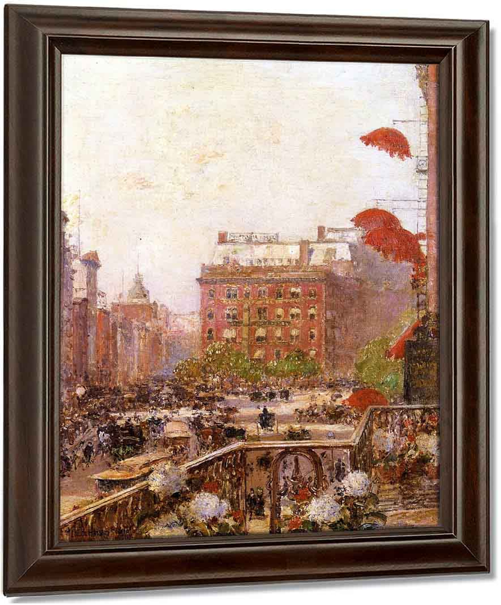 View Of Broadway And Fifth Avenue By Frederick Childe Hassam Art
