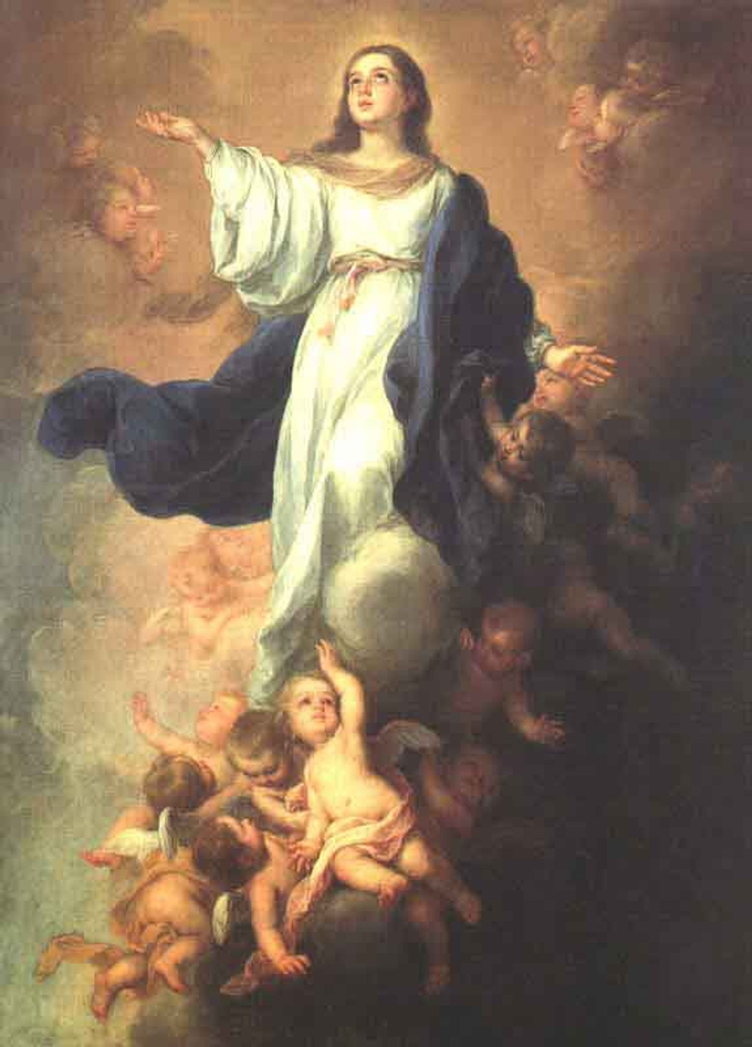 The Immaculate Conception by Murillo Paper Print Repro