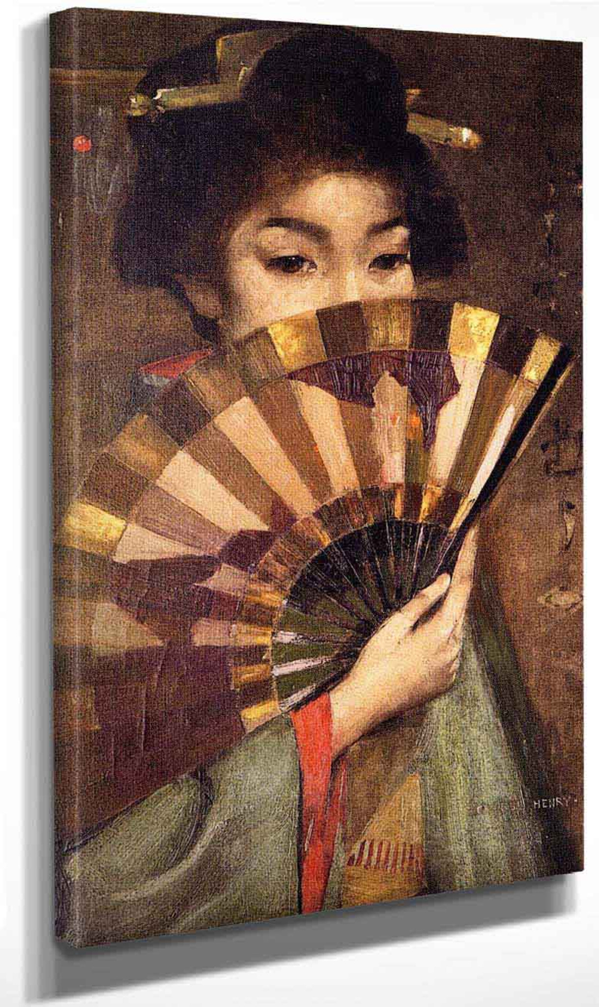 Geisha Girl 1 By George Henry R A R S A R S W By George Henry R A R S A R S W Print Or Painting Reproduction