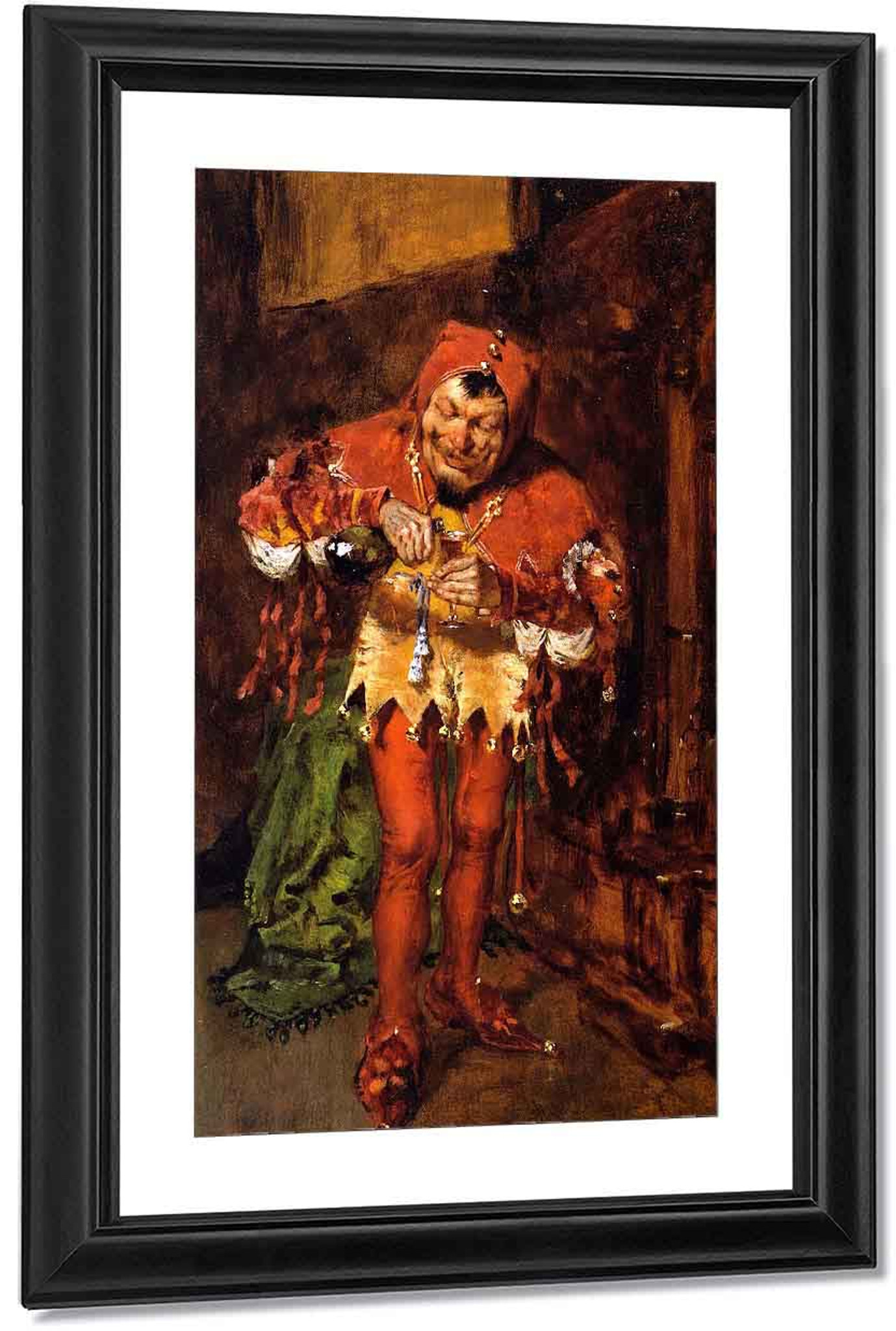 Keying Up The Court Jester By William Merritt Chase Print Or