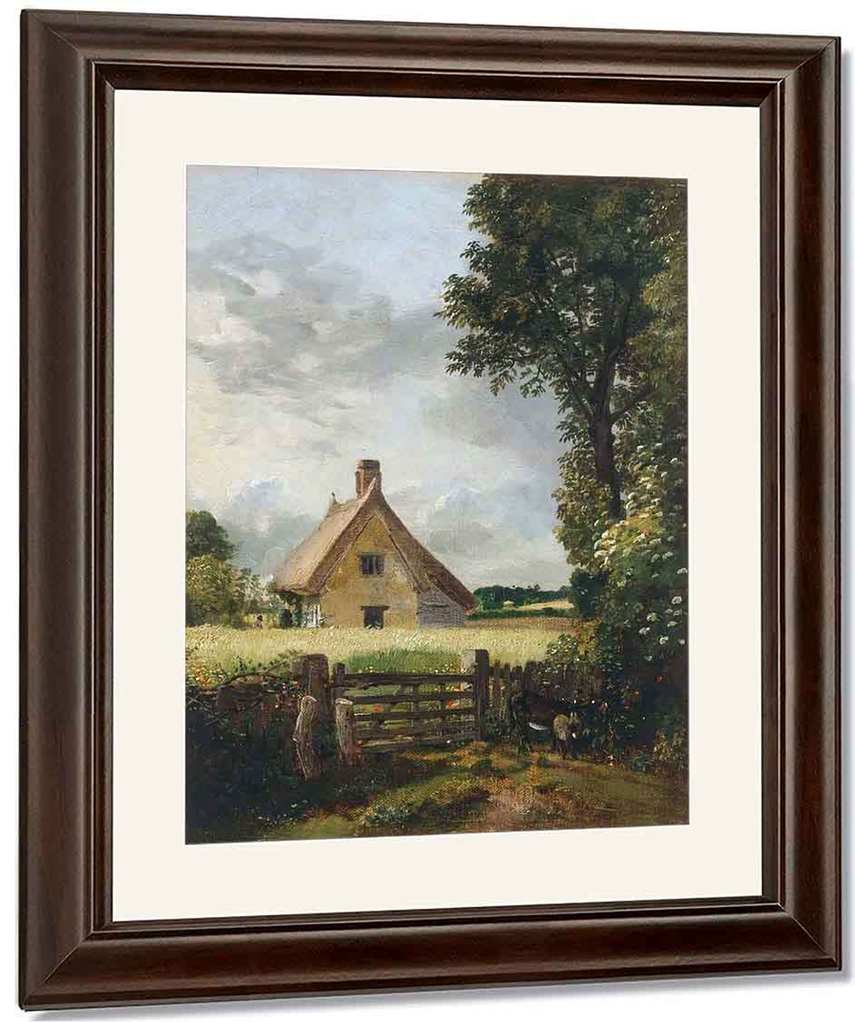 A Cottage In A Cornfield By John Constable Reproduction