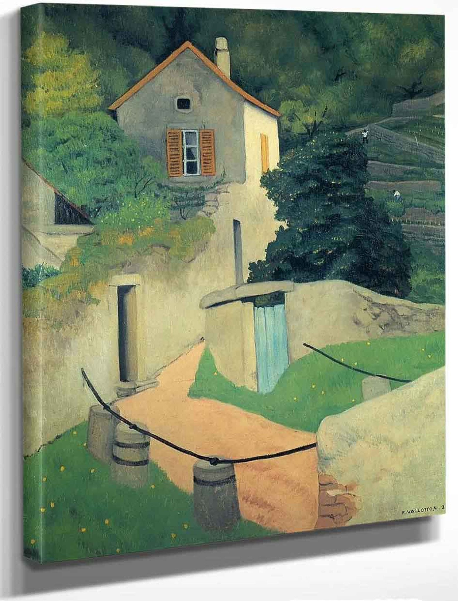 A Vallon Landscape By Felix Vallotton - 