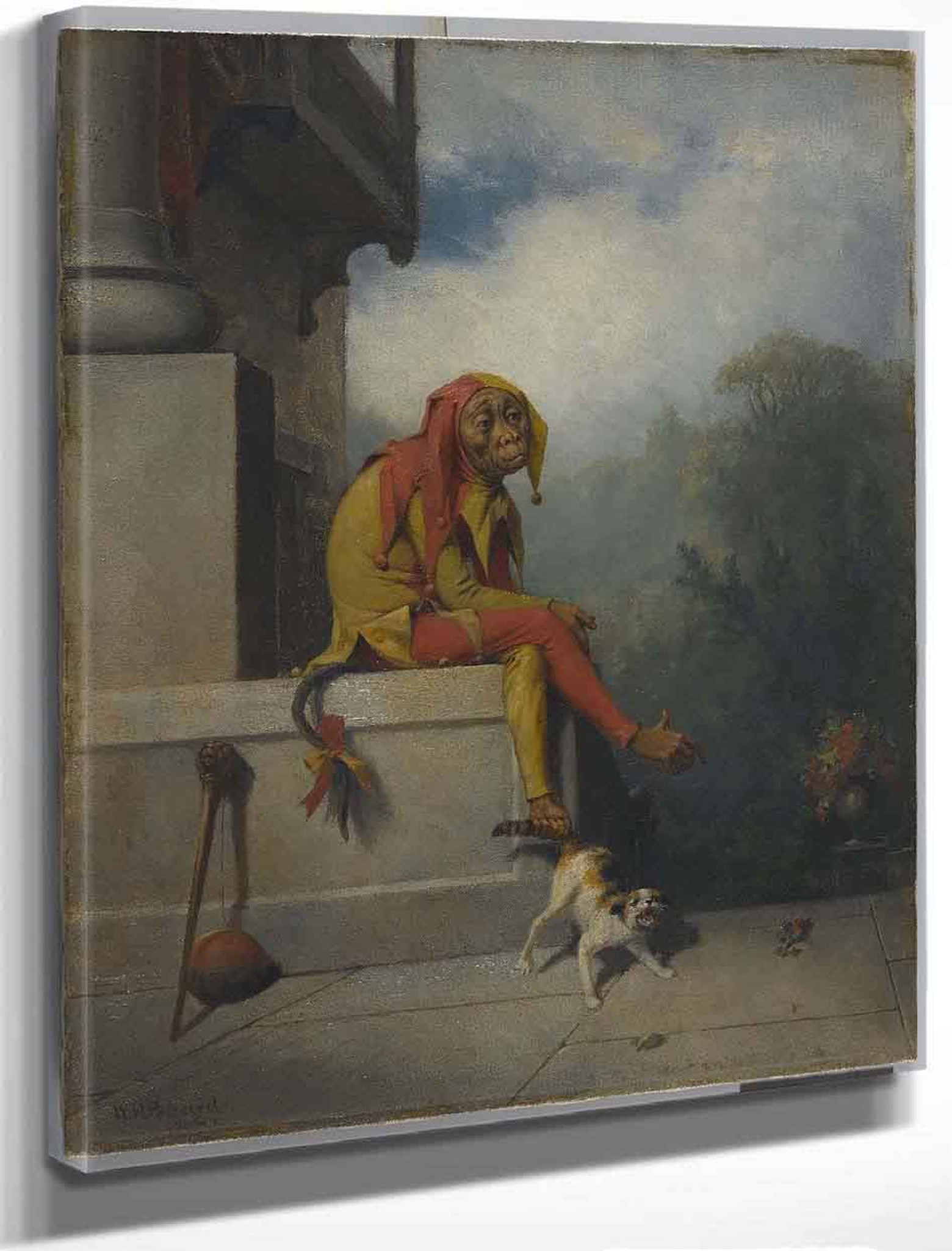 Who is Hunting Who by William Holbrook Beard Paper Print Repro