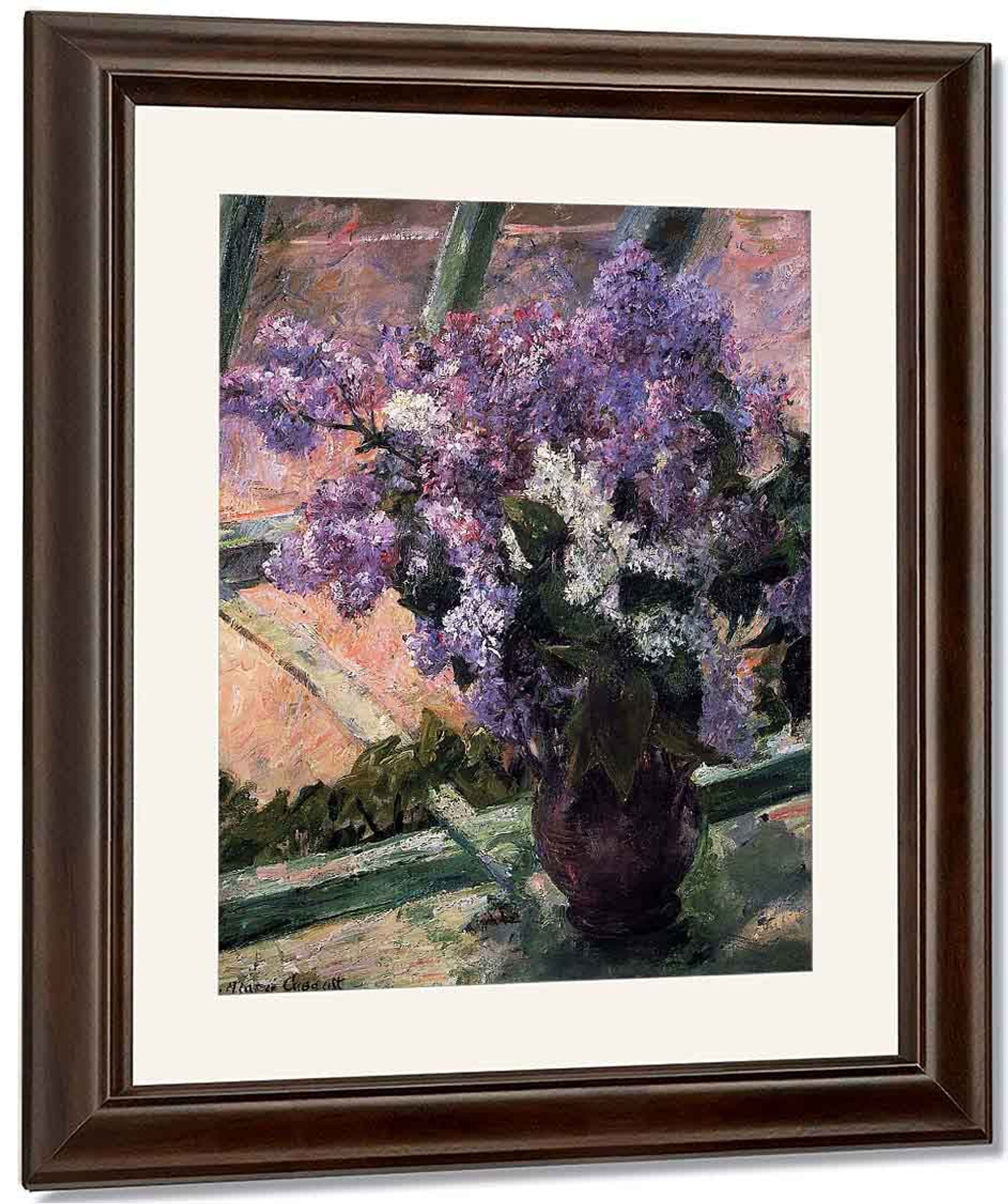 Lilacs In A Window 2 By Mary Cassatt Reproduction