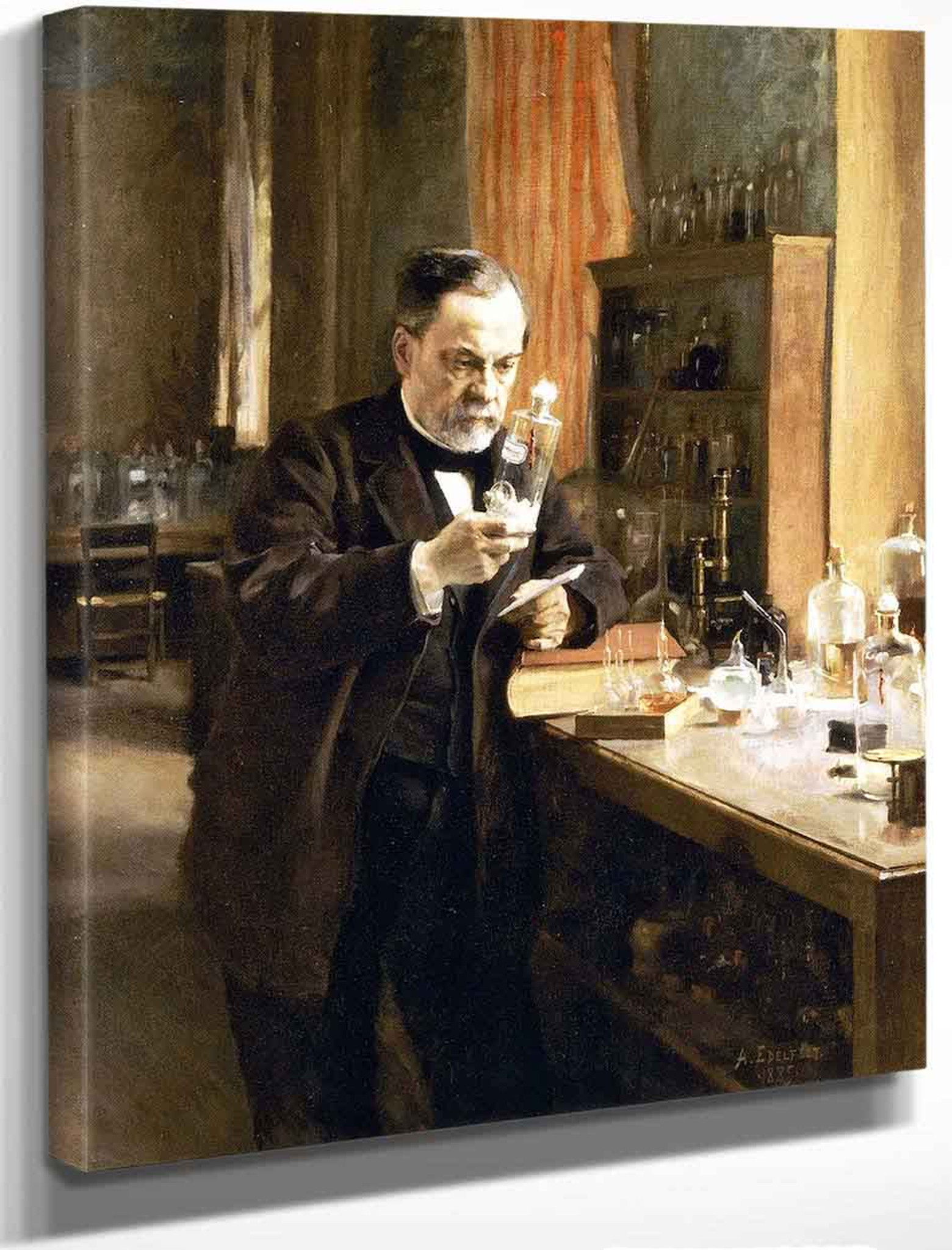 Louis Pasteur By Albert Edelfelt Reproduction