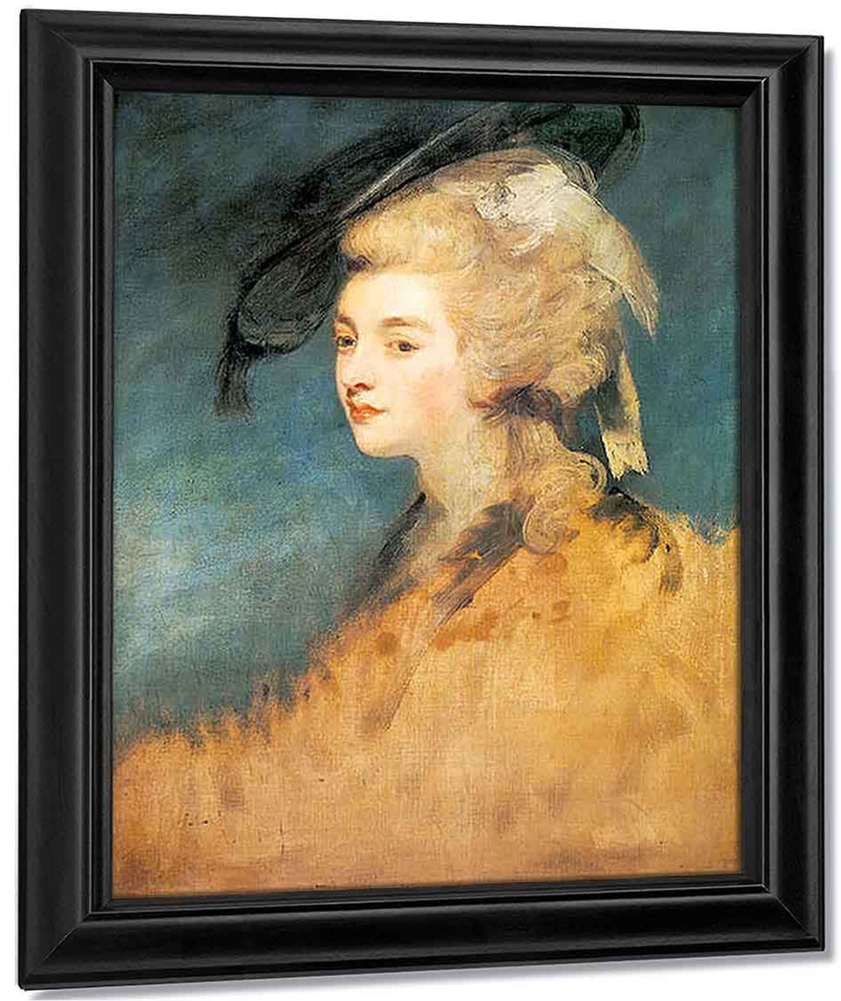 Portrait Of Georgiana Spencer Duchess Of Devonshire By Sir Joshua