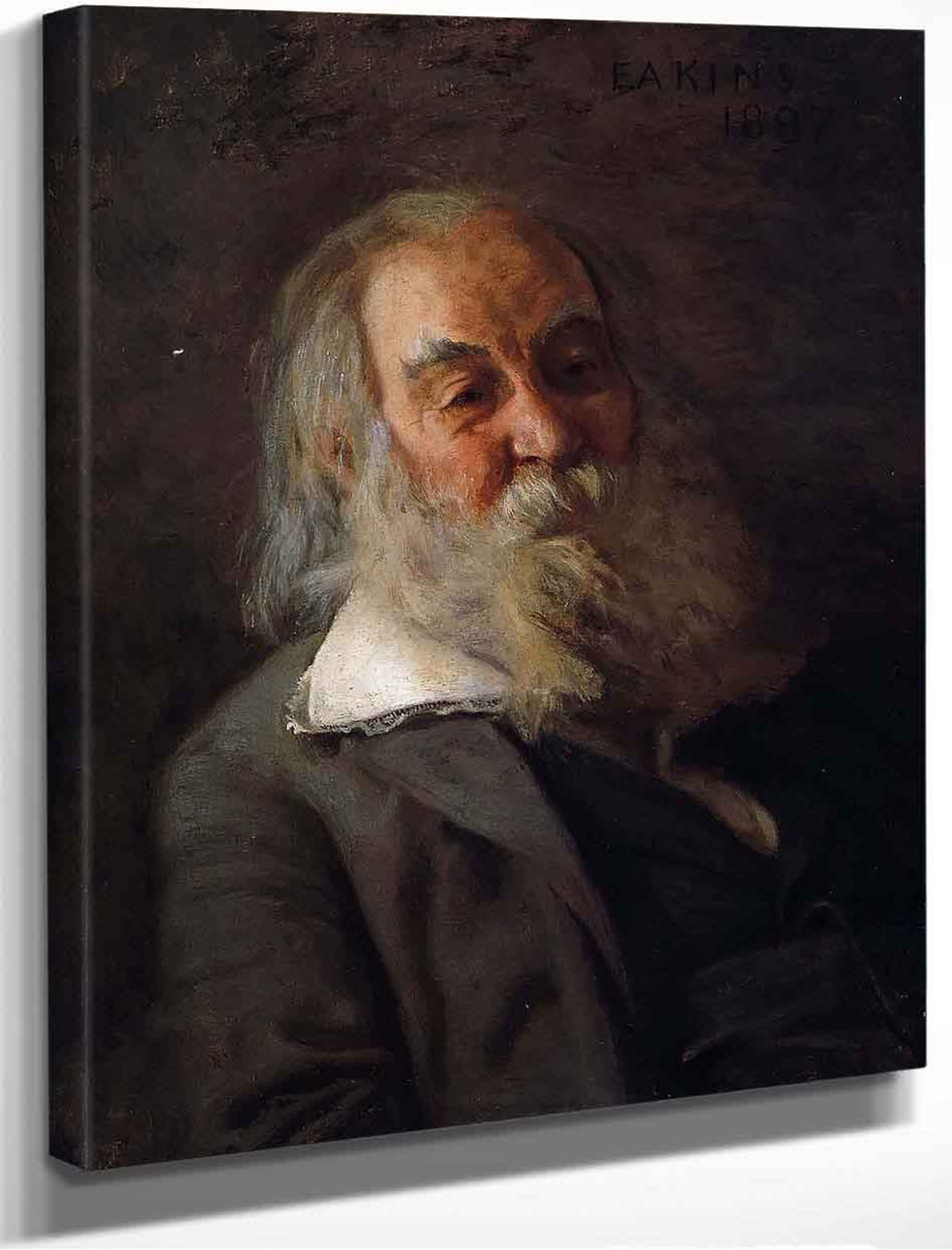 Portrait Of Walt Whitman By Thomas Eakins Reproduction