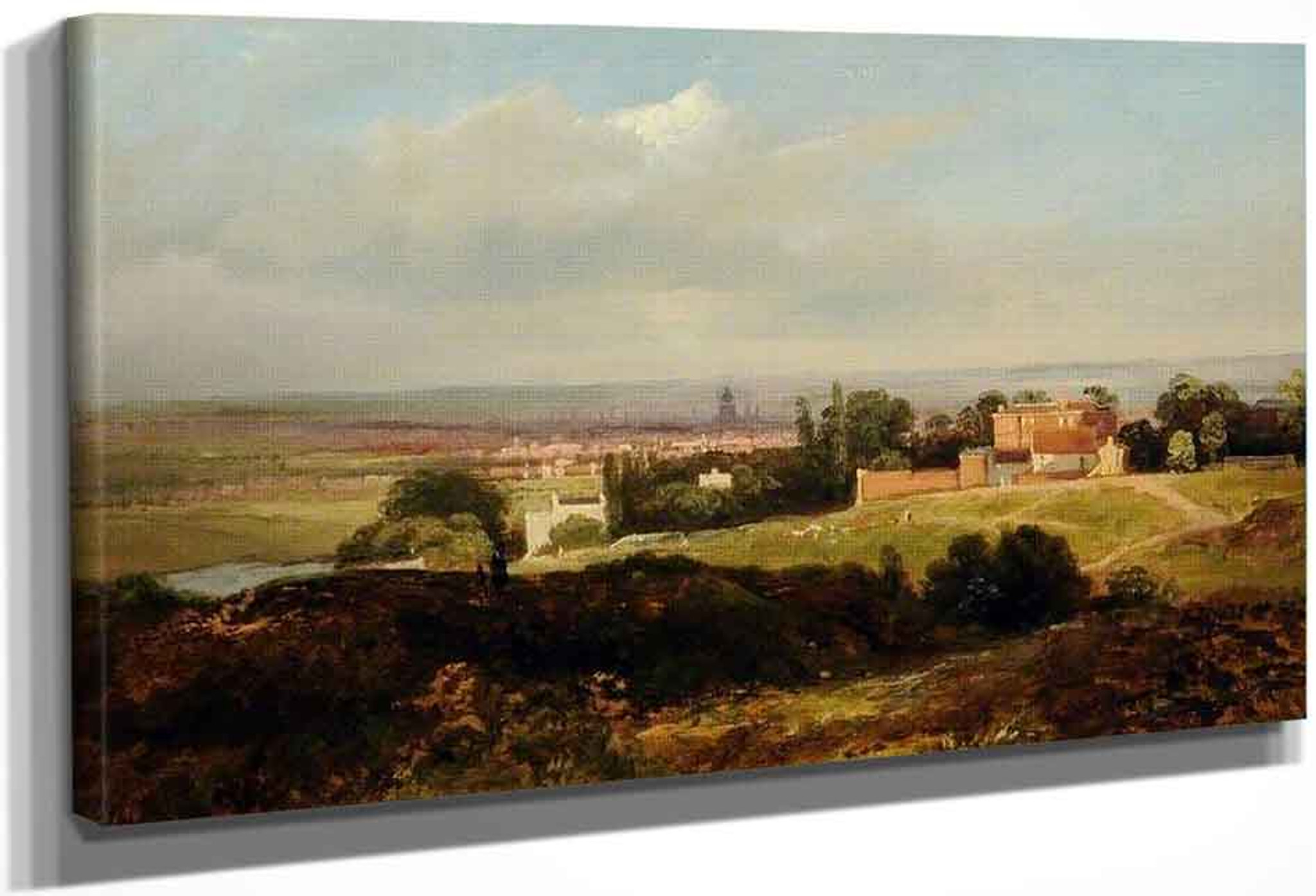 A View Of Hampstead Heath London By John Linnell Print Or Oil