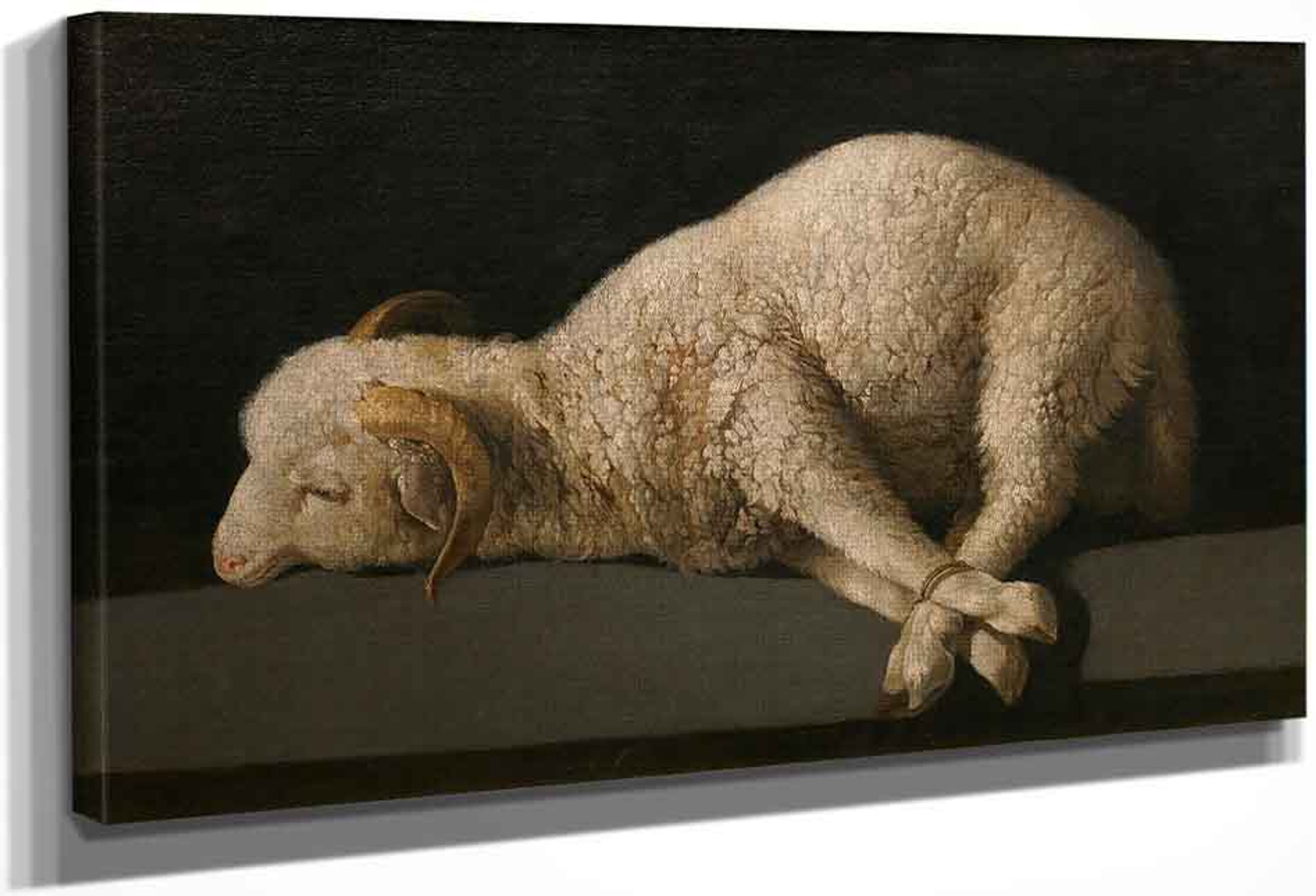 Agnus Dei By Francisco De Zurbaran Print Or Oil Painting