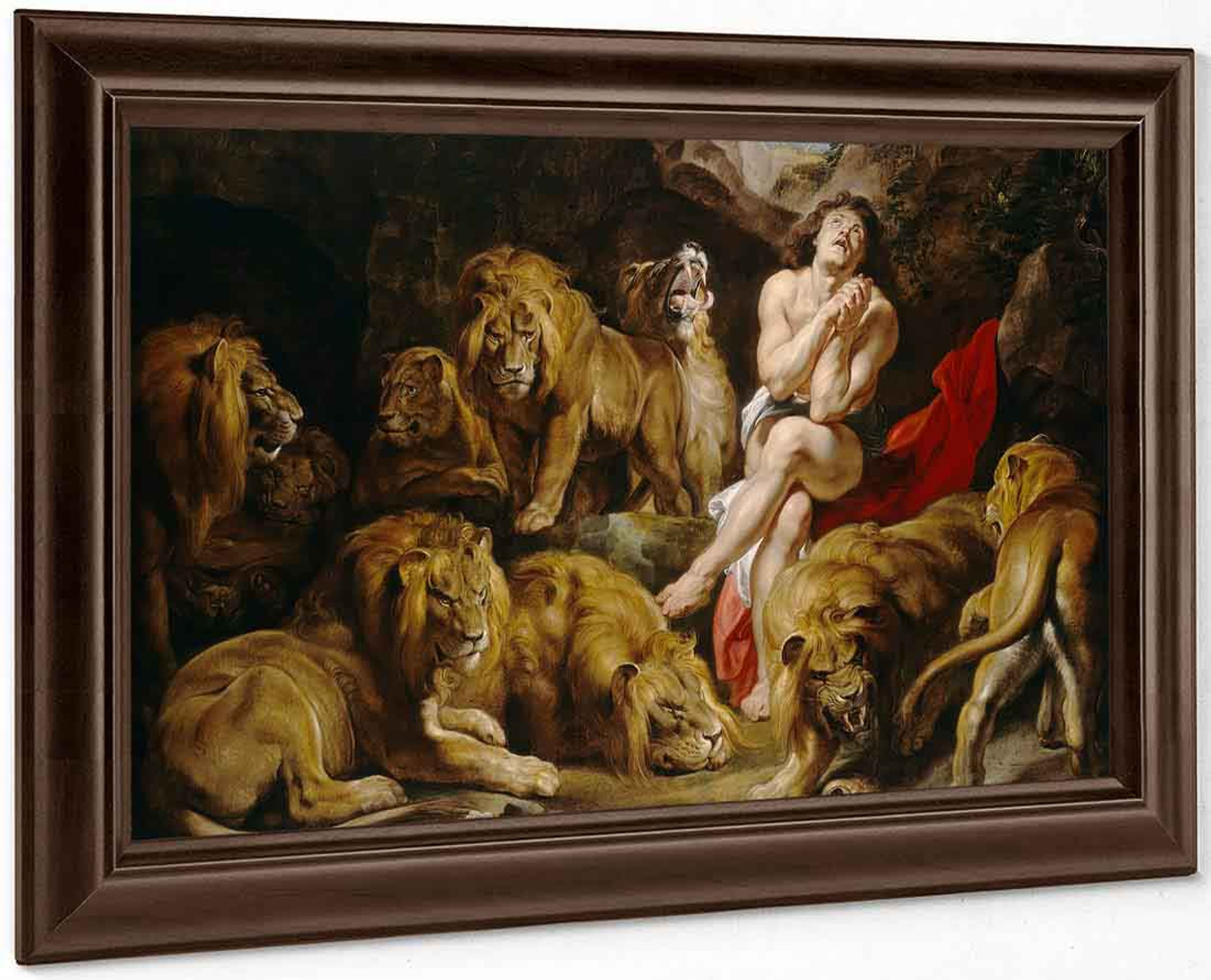 Daniel In The Lion S Den By Peter Paul Rubens Print Or Oil