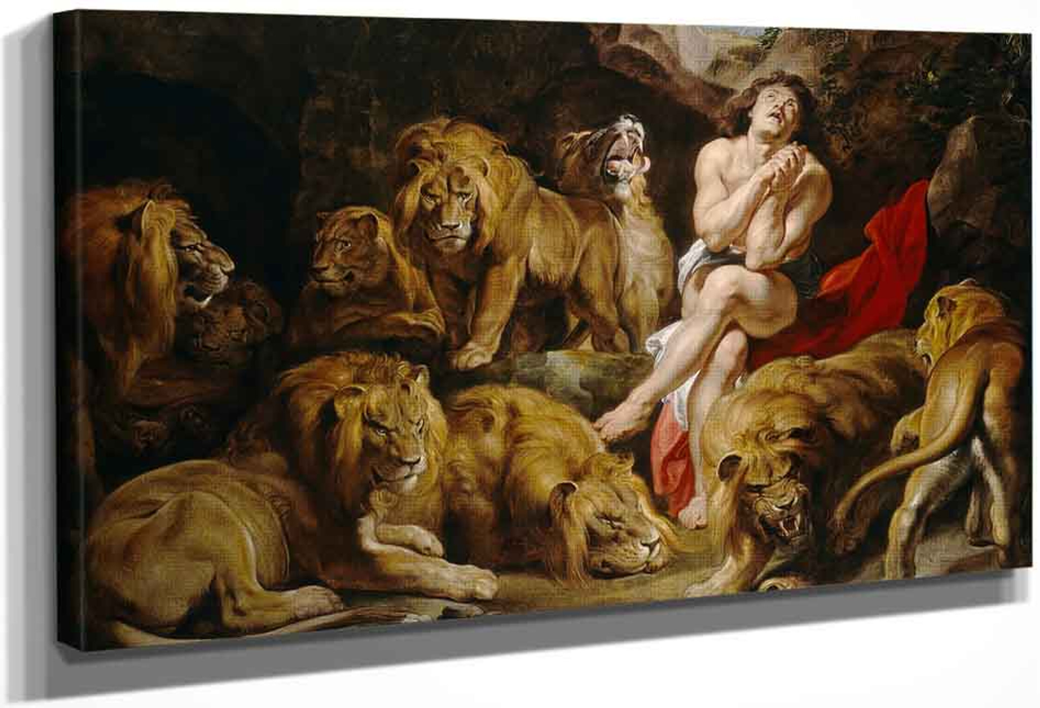 Daniel In The Lion S Den By Peter Paul Rubens Print Or Oil