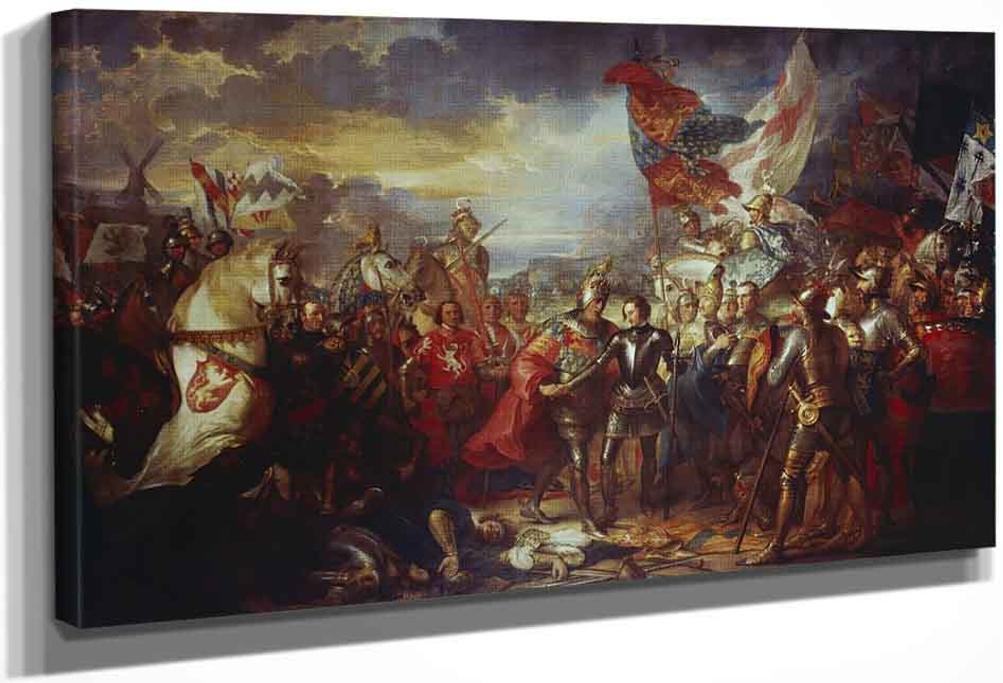 Edward Iii With The Black Prince After The Battle Of Crecy 1 By