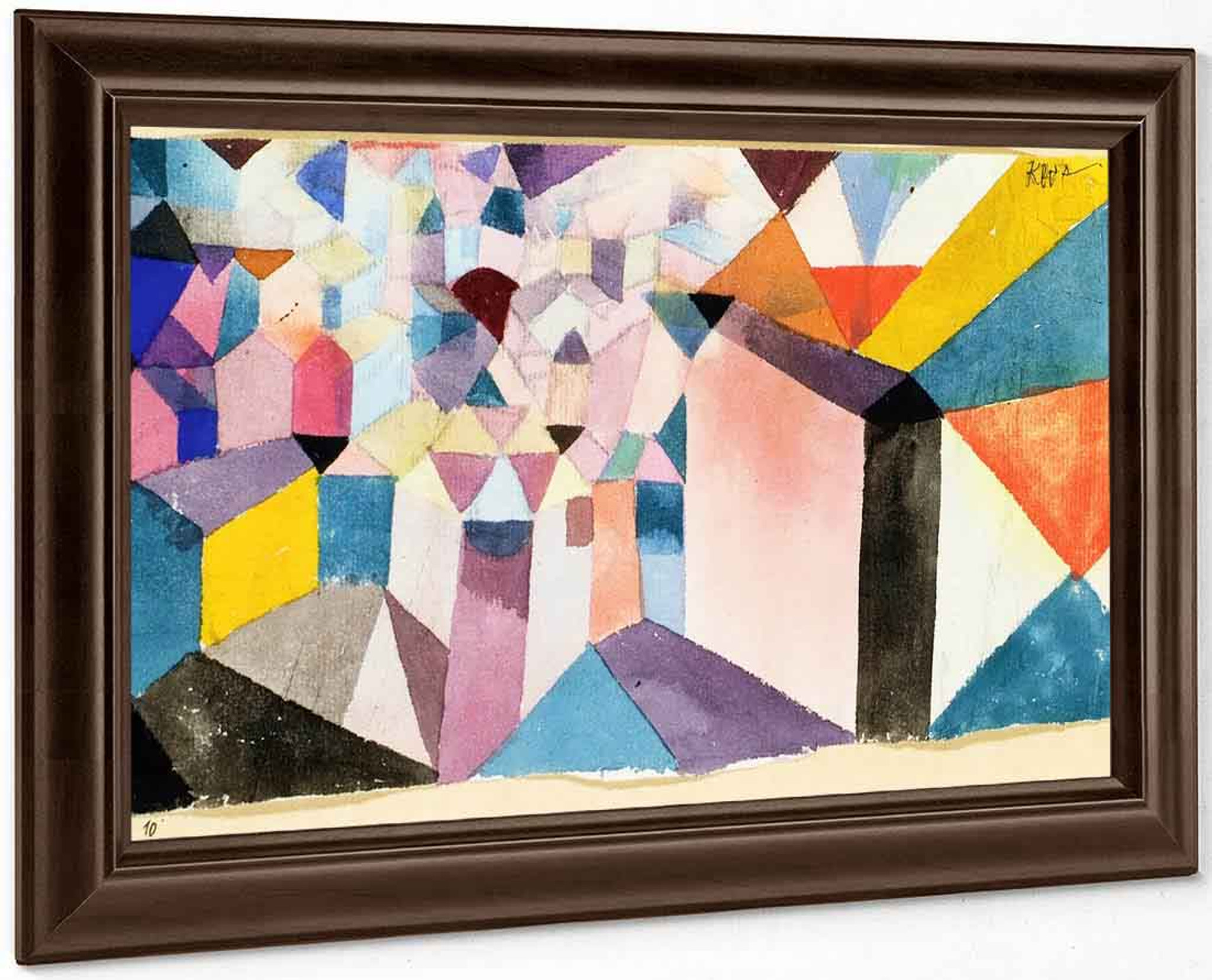 Insight Into A City By Paul Klee Print Or Oil Painting