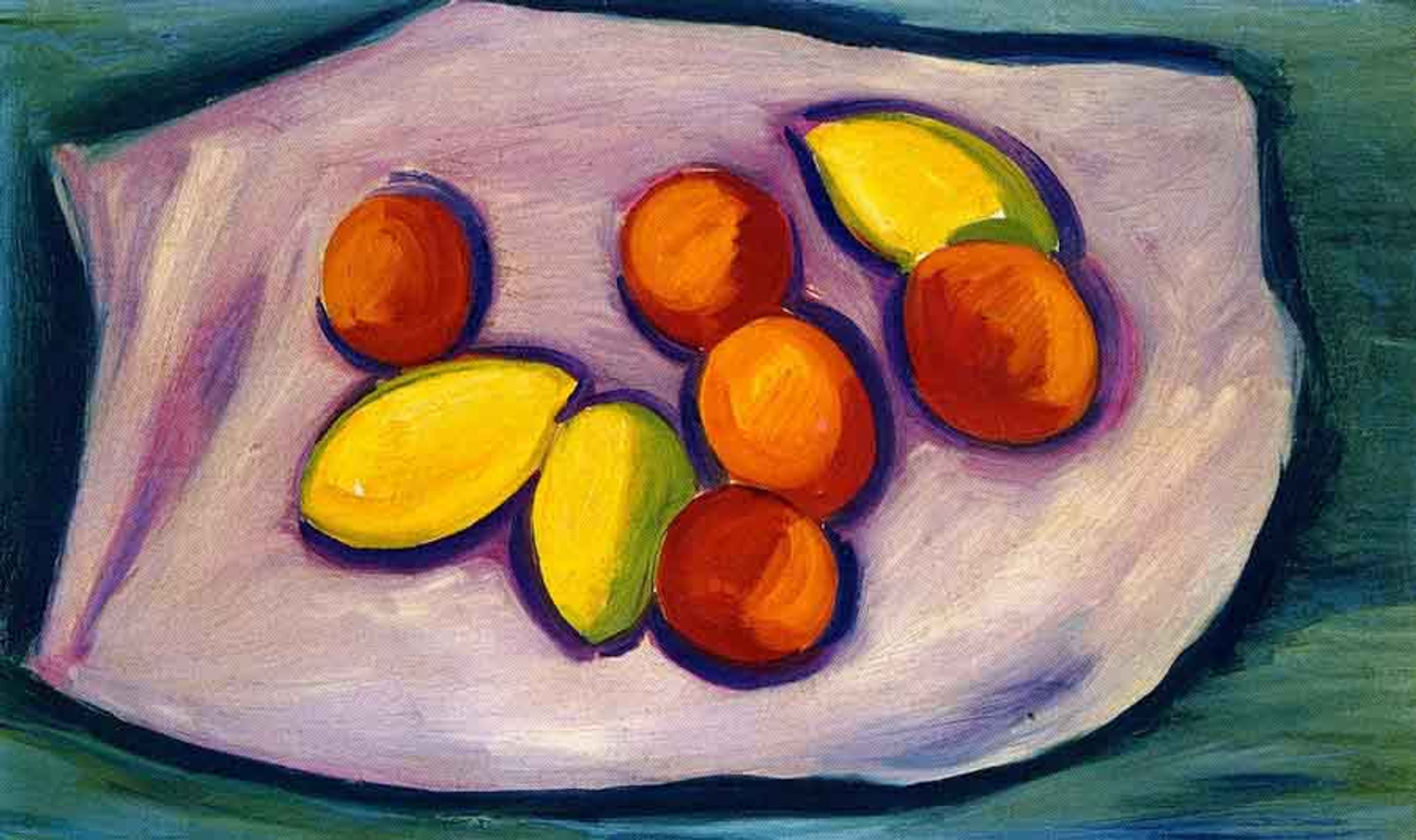Lemons And Oranges By Marsden Hartley Print Or Oil Painting