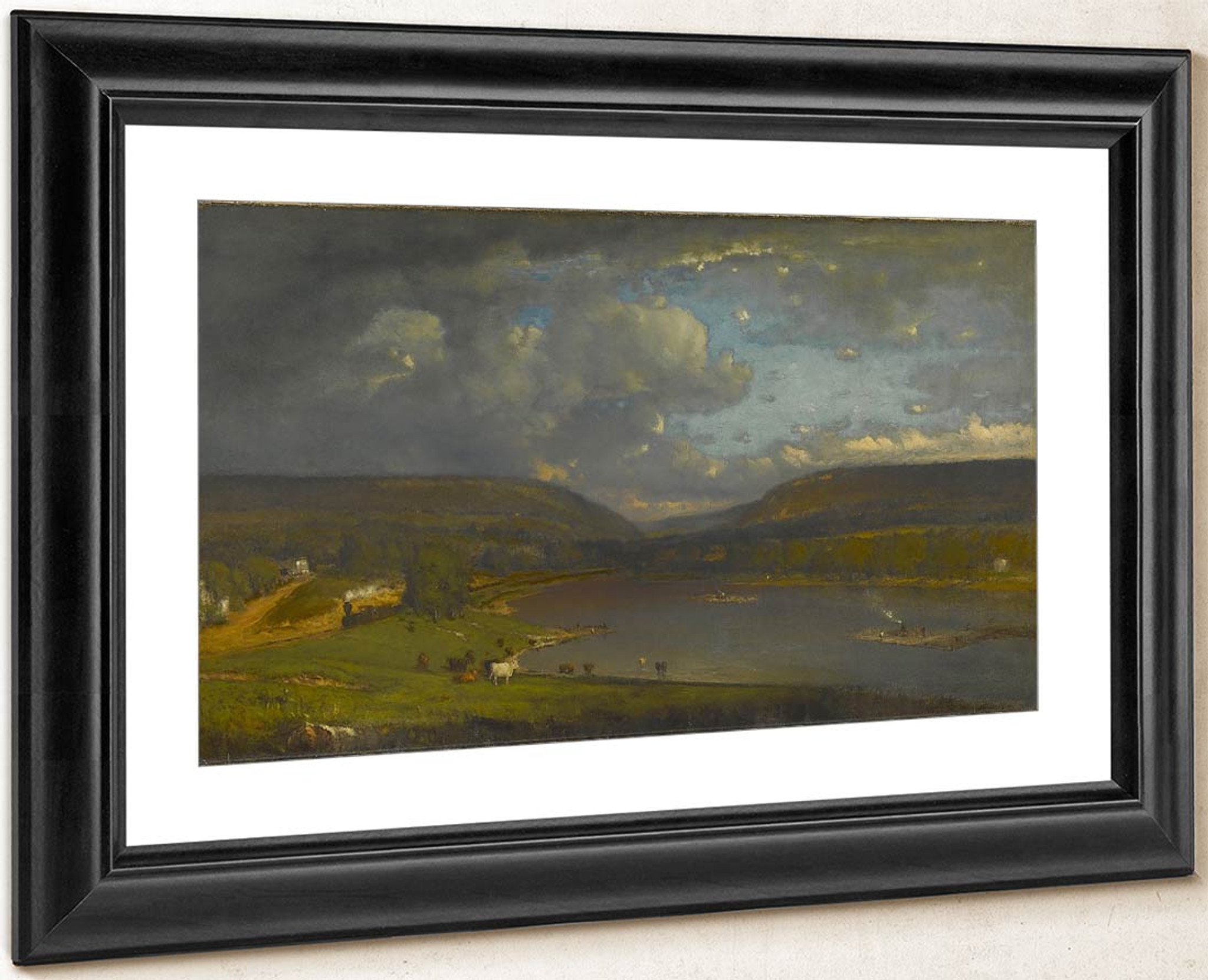 On The Delaware River By George Inness Print Or Oil Painting