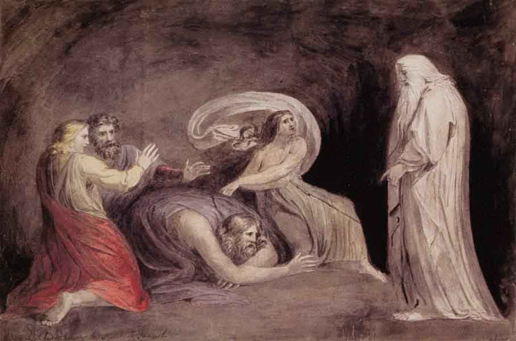 Samuel Appearing To Saul In The Presence Of The Witch Of Endor By