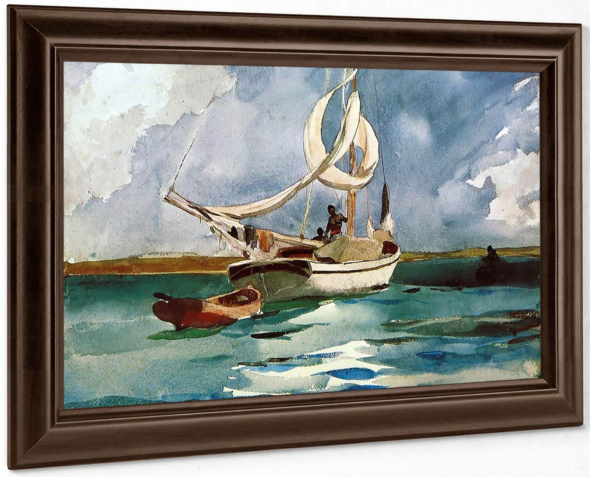 Sloop Bermuda by Winslow Homer Paper Print Repro