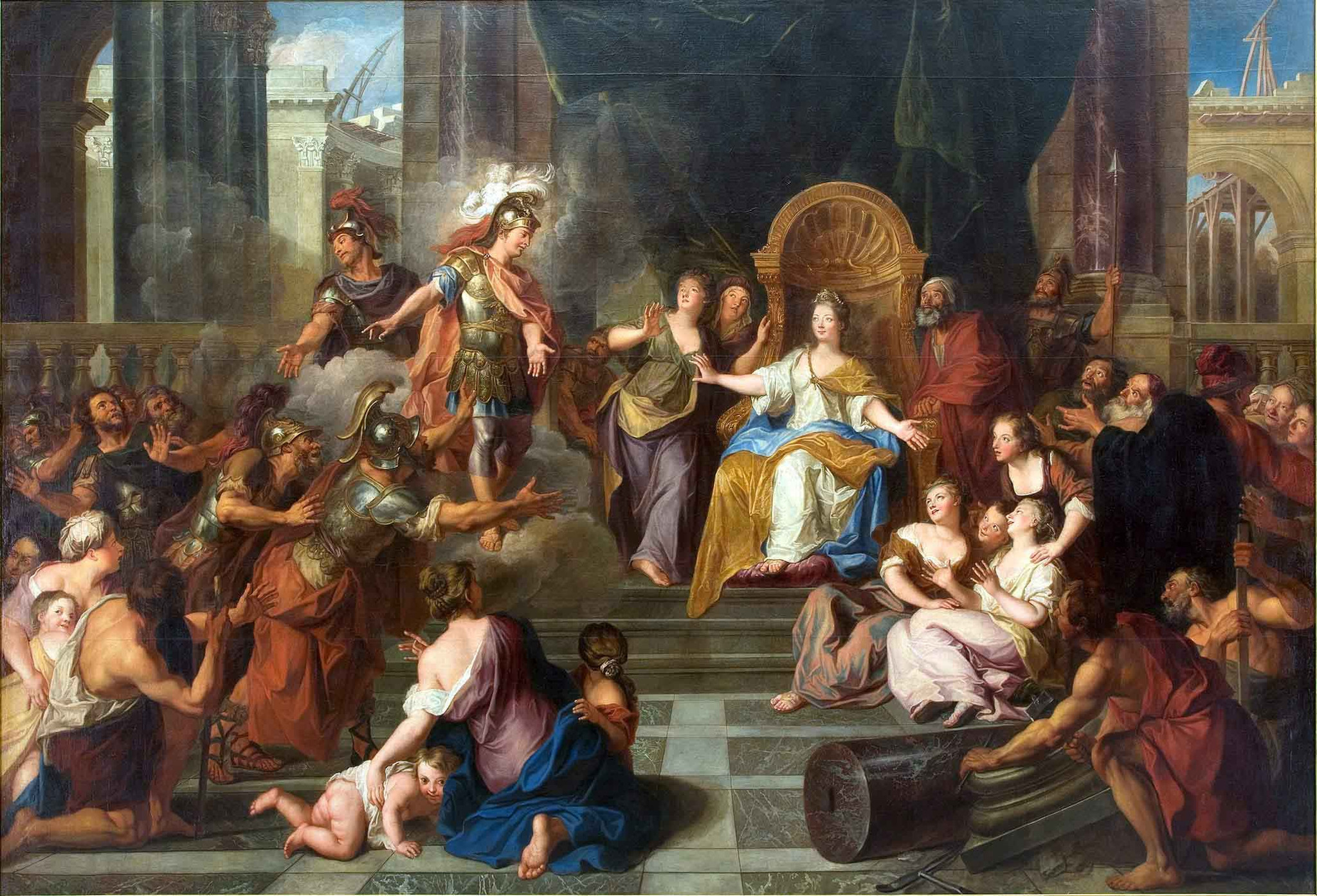 The Aeneid Aeneas And Achates Appearing To Dido By Antoine Coypel