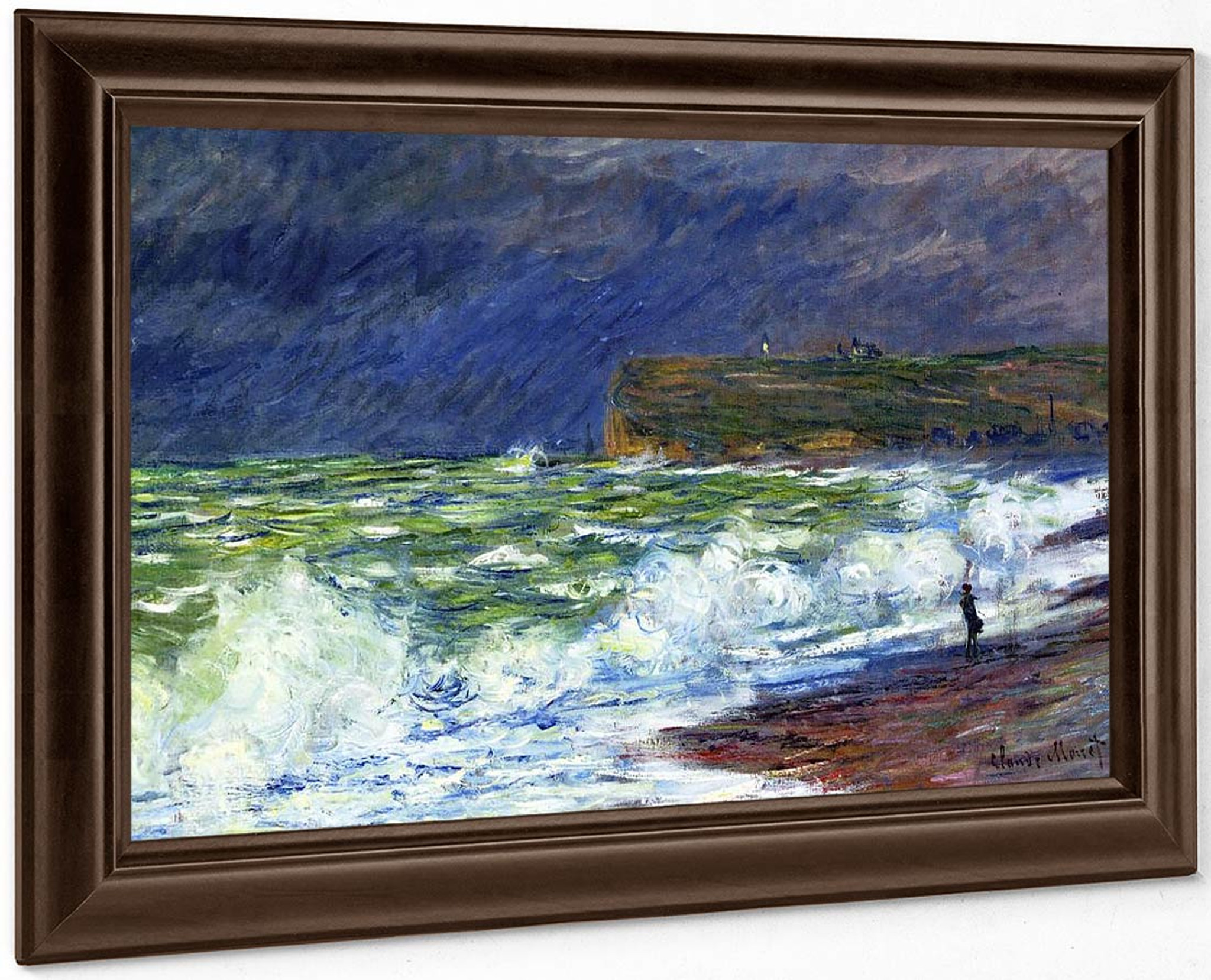 The Beach At Fecamp By Claude Oscar Monet Print Or Oil Painting