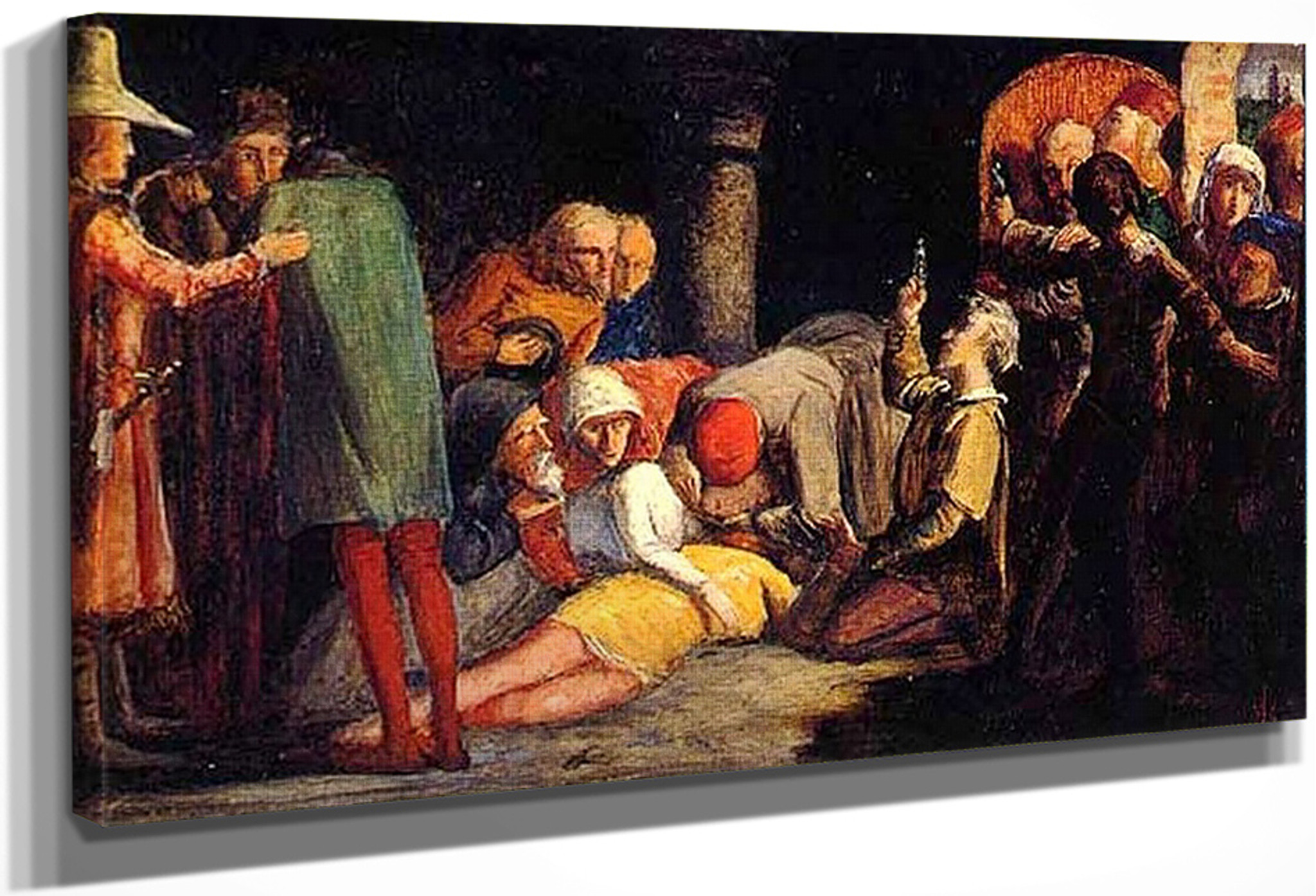 The Death Of Romeo And Juliet1 By Sir John Everett Millais Print