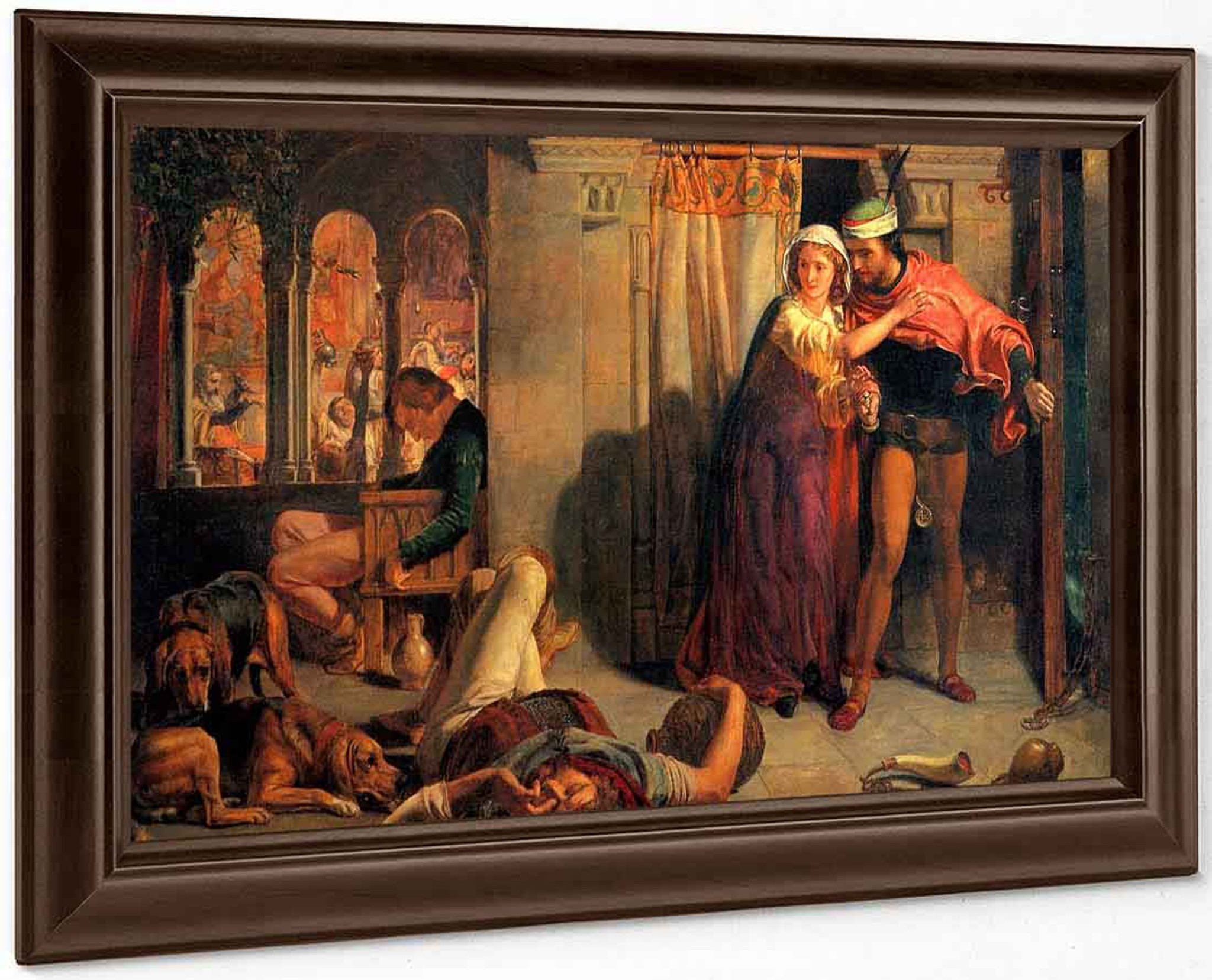 The Eve Of St Agnes The Flight Of Madeleine And Porphyro During