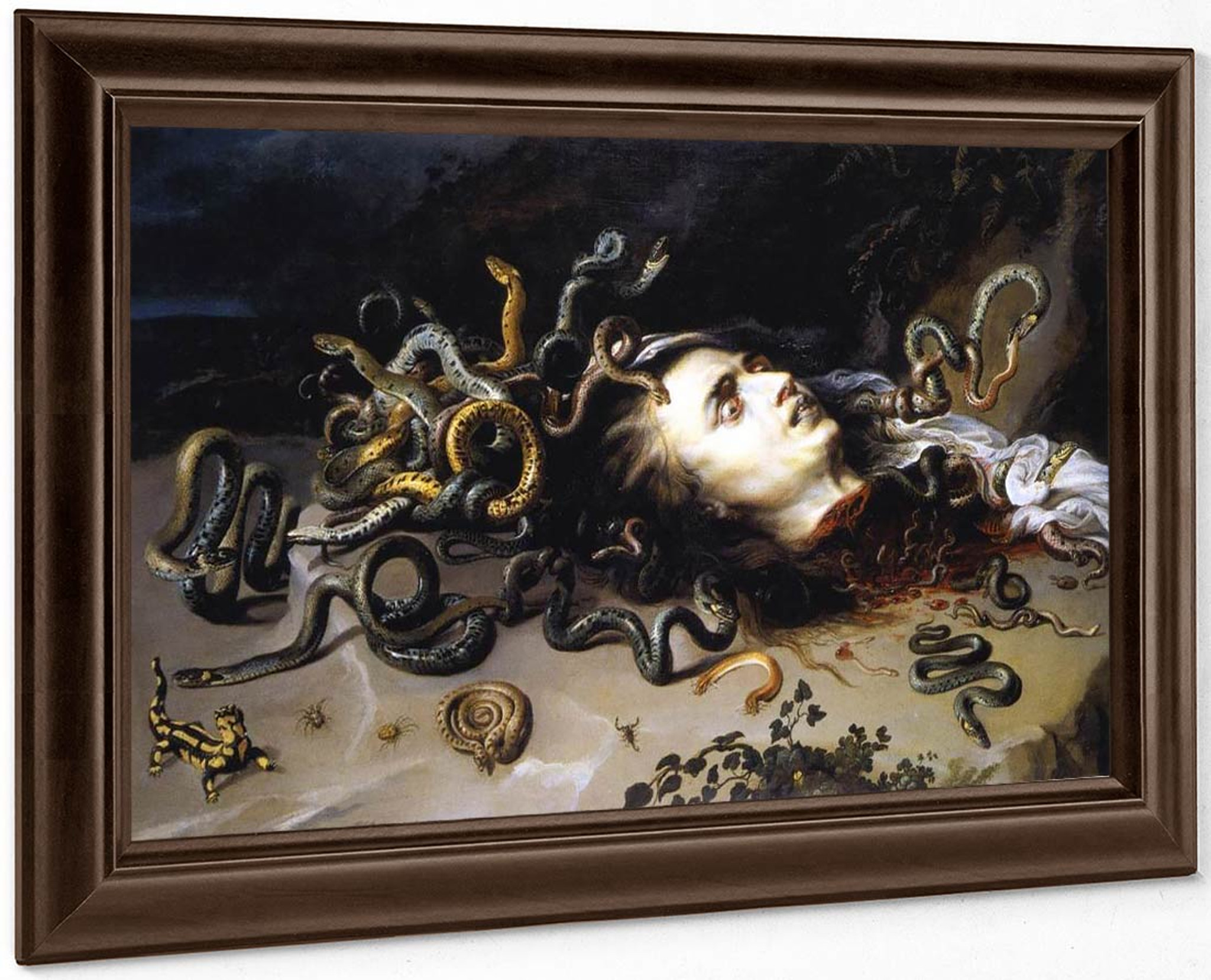 The Head Of Medusa By Peter Paul Rubens Print Or Oil Painting