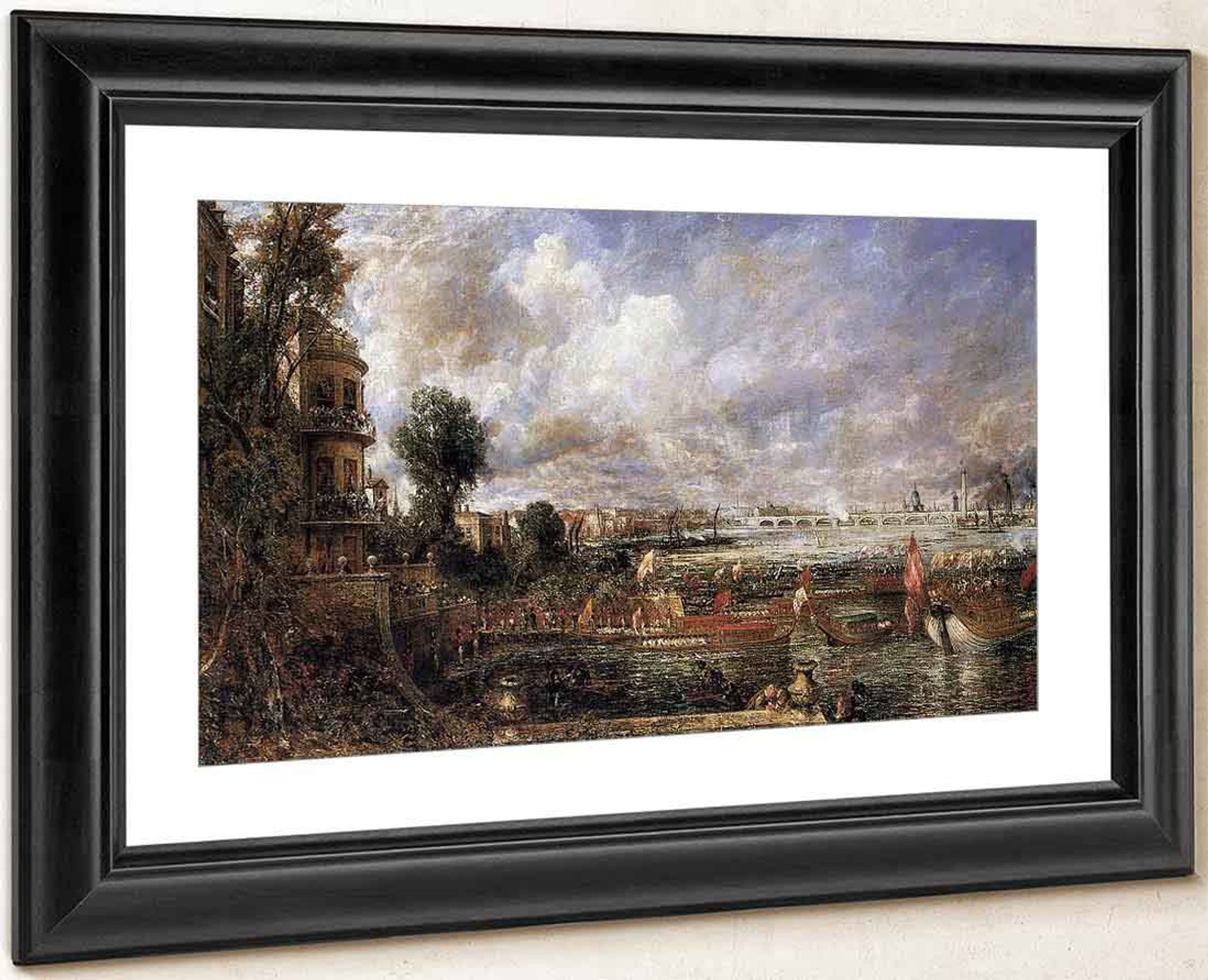 The Opening Of Waterloo Bridge Seen From Whitehall Stairs June