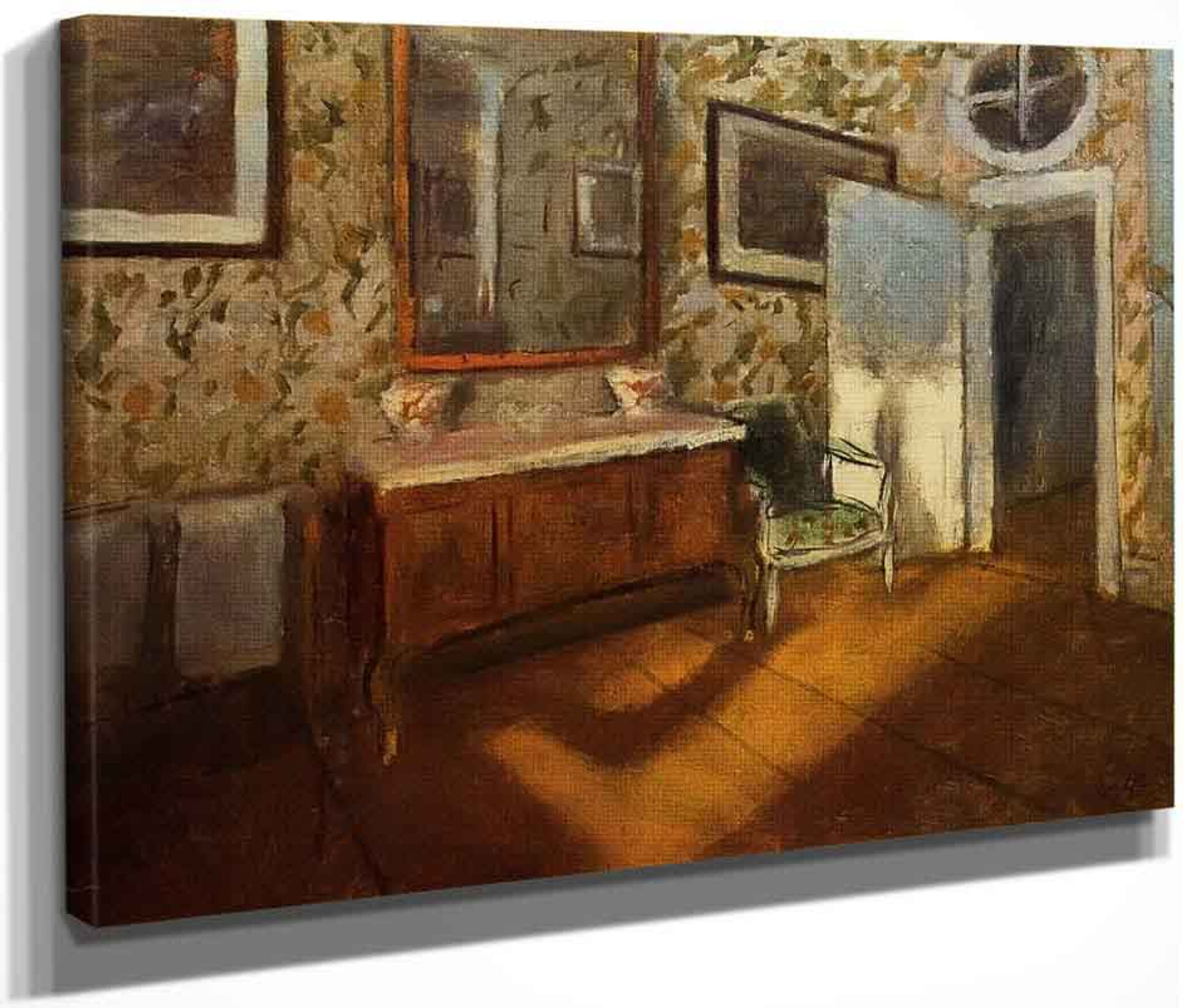 Interior At Menil Hubert By Edgar Degas