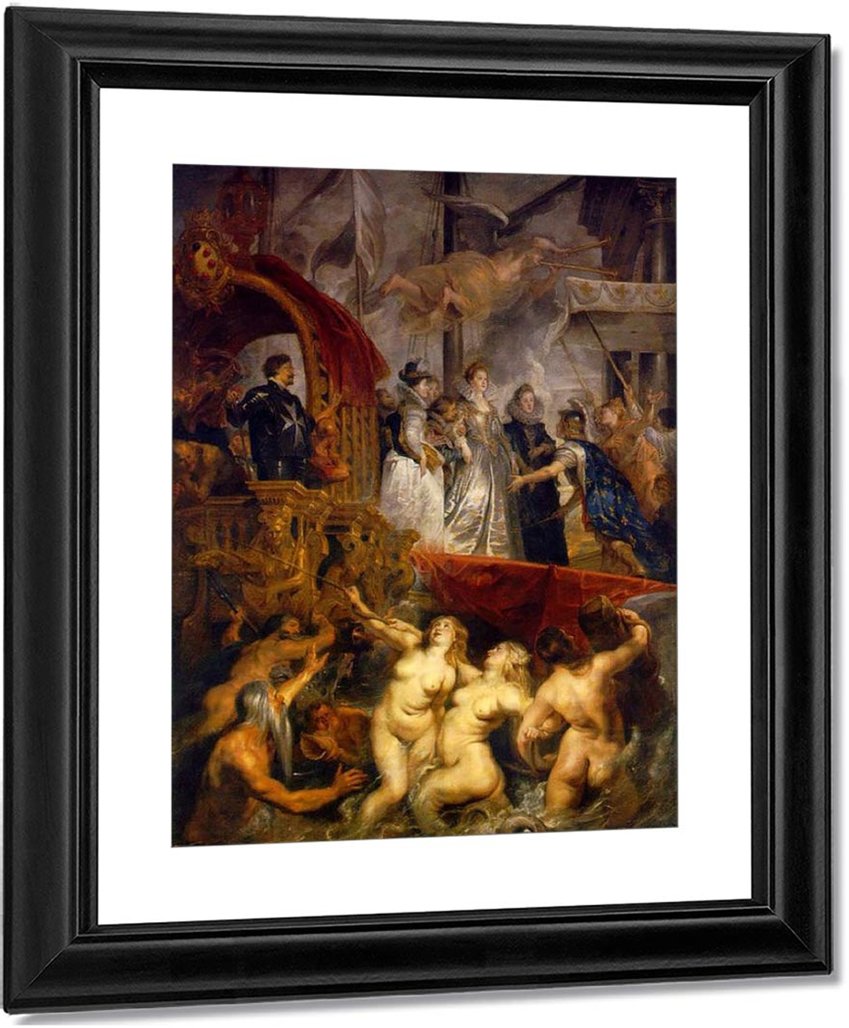 Arrival Of Marie De Medici At Marseilles By Peter Paul Rubens Art Reproduction From Cutler Miles