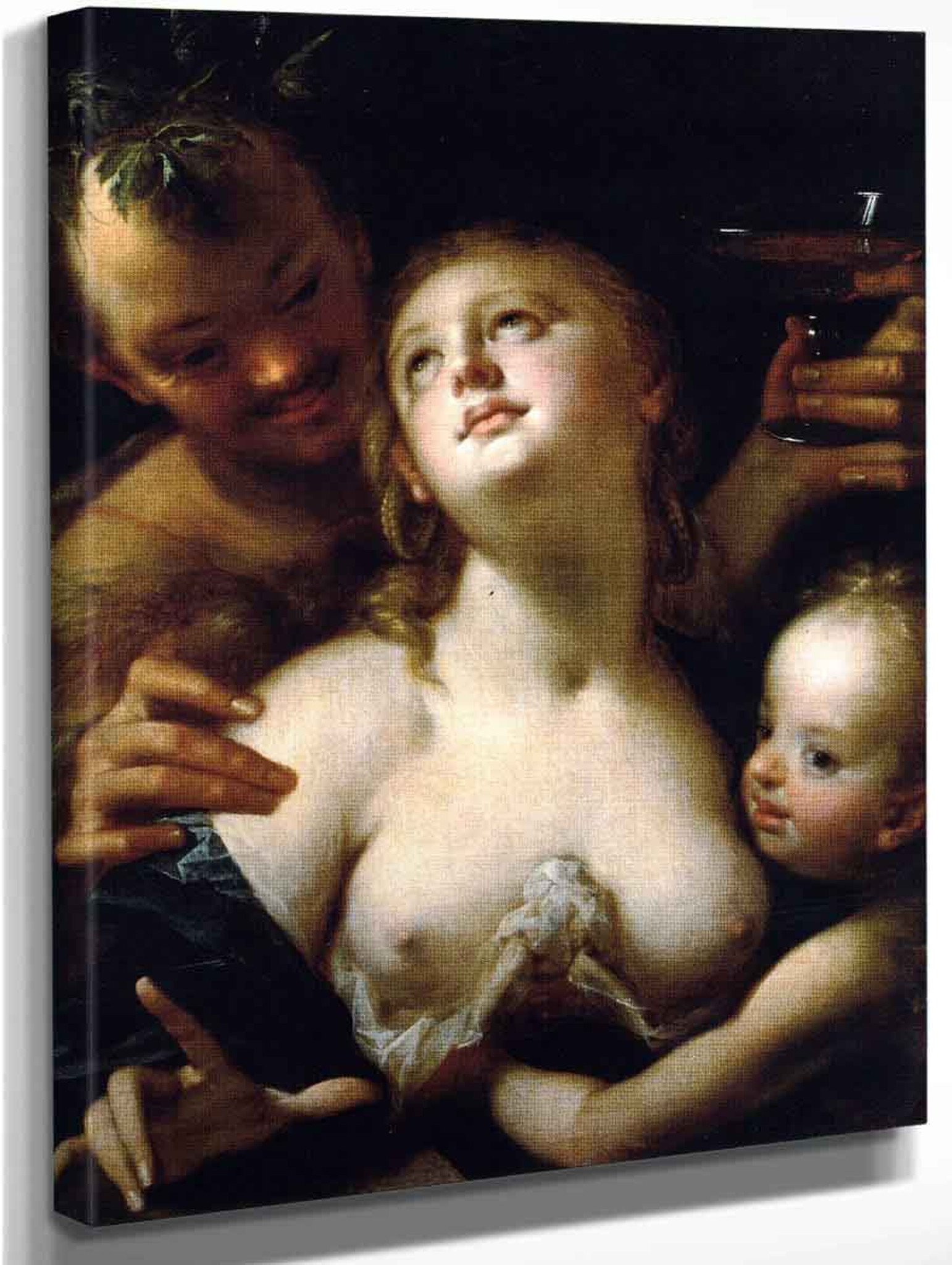 Bacchus Venus And Cupid By Hans Von chen By Hans Von chen Art Reproduction From Cutler Miles
