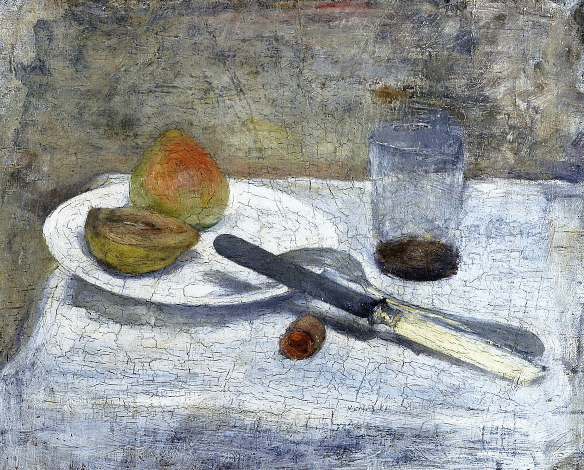 Still Life Pear And Knife By Ker Xavier Roussel Print Or Painting