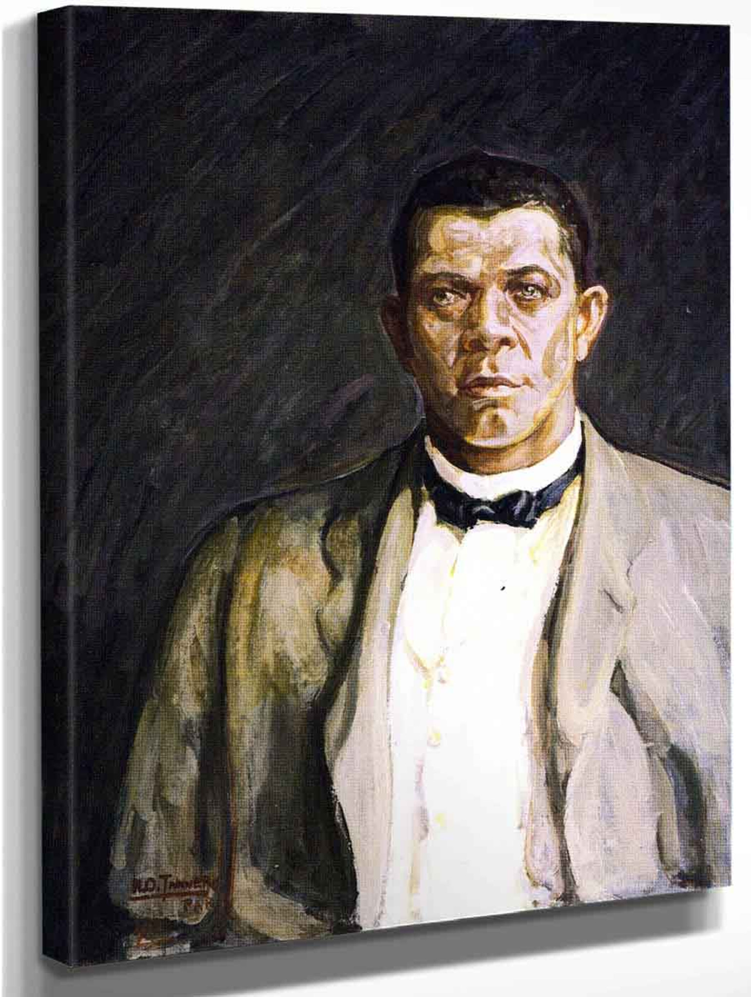 Booker T Washington By Henry Ossawa Tanner Art Reproduction From