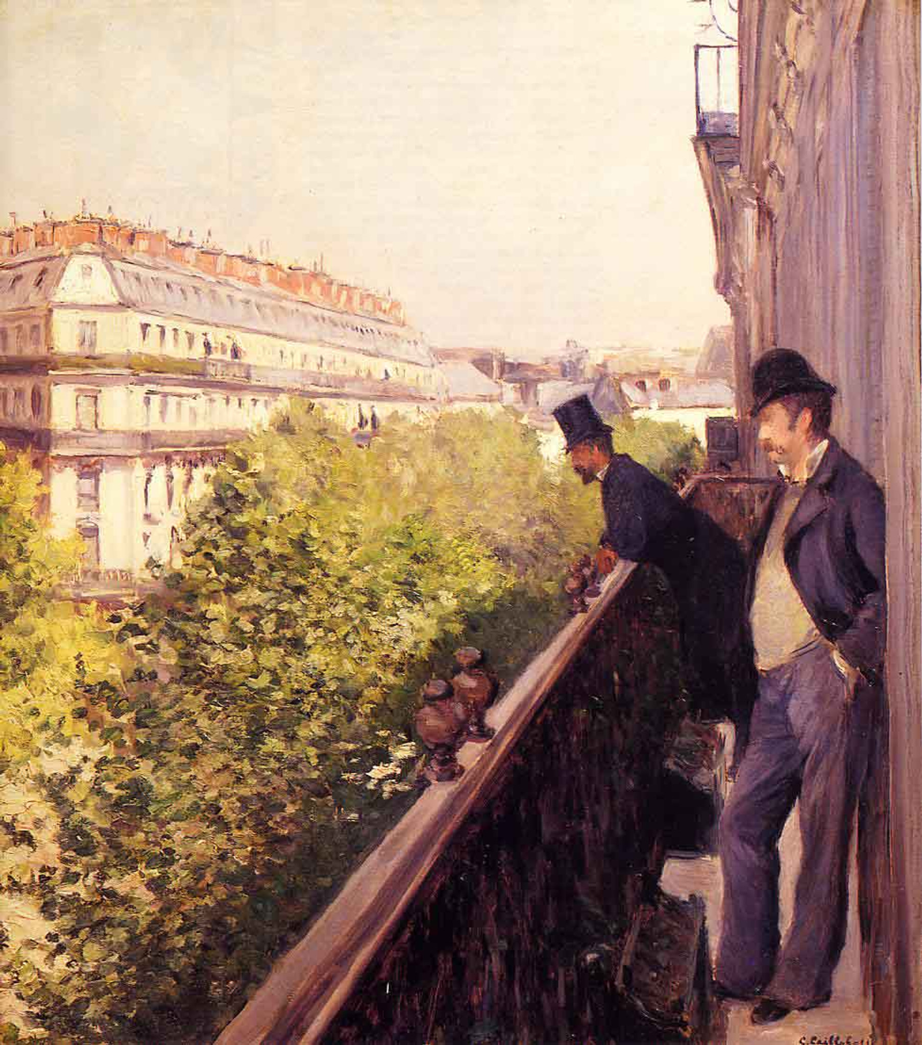 「gustave caillebotte balcony」的圖片搜尋結果