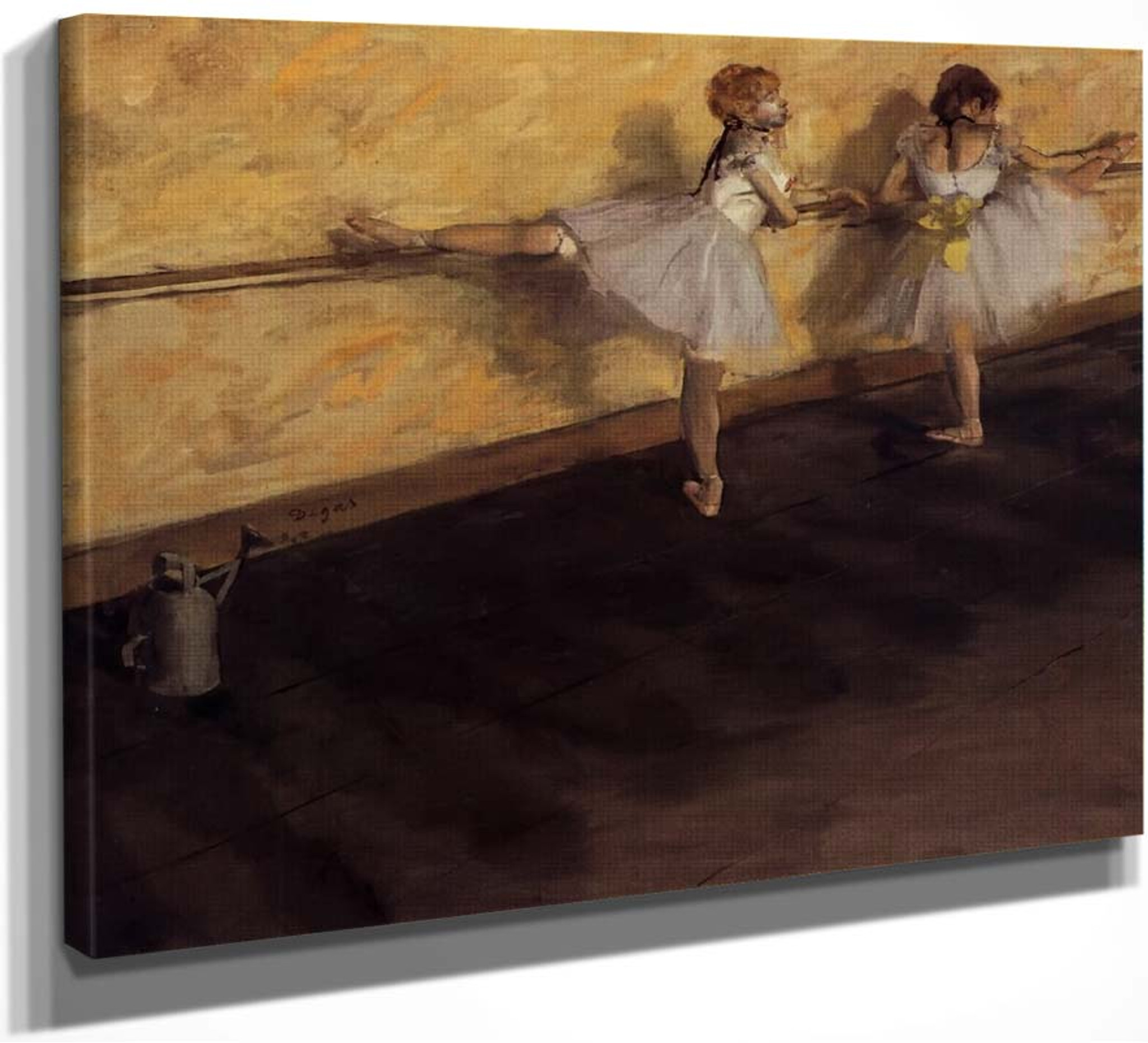 Dancers Practicing At The Barre By Edgar Degas Print Or Painting
