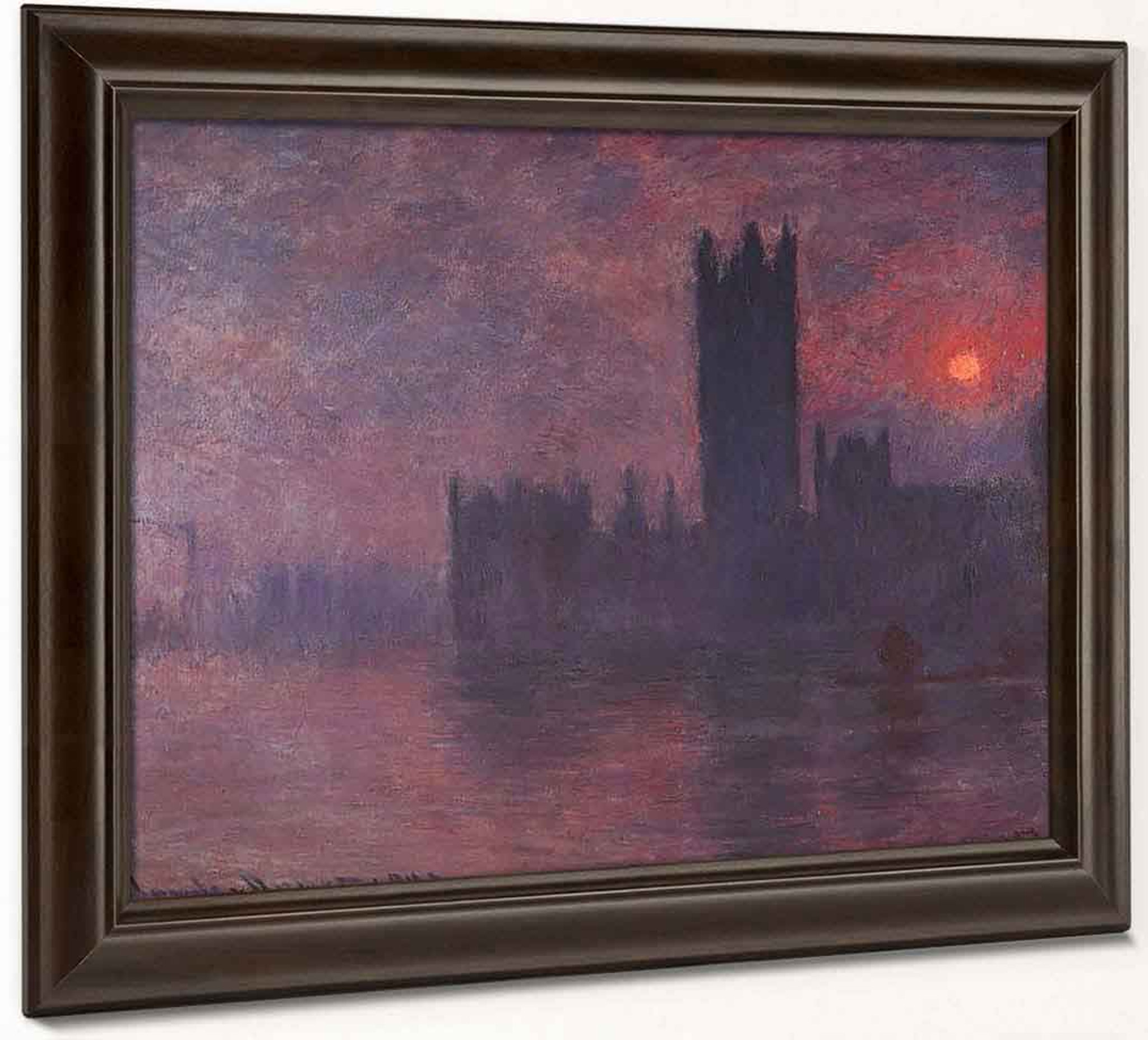 Houses Of Parliament By Claude Oscar Monet Print Or Painting Reproduction From Cutler Miles