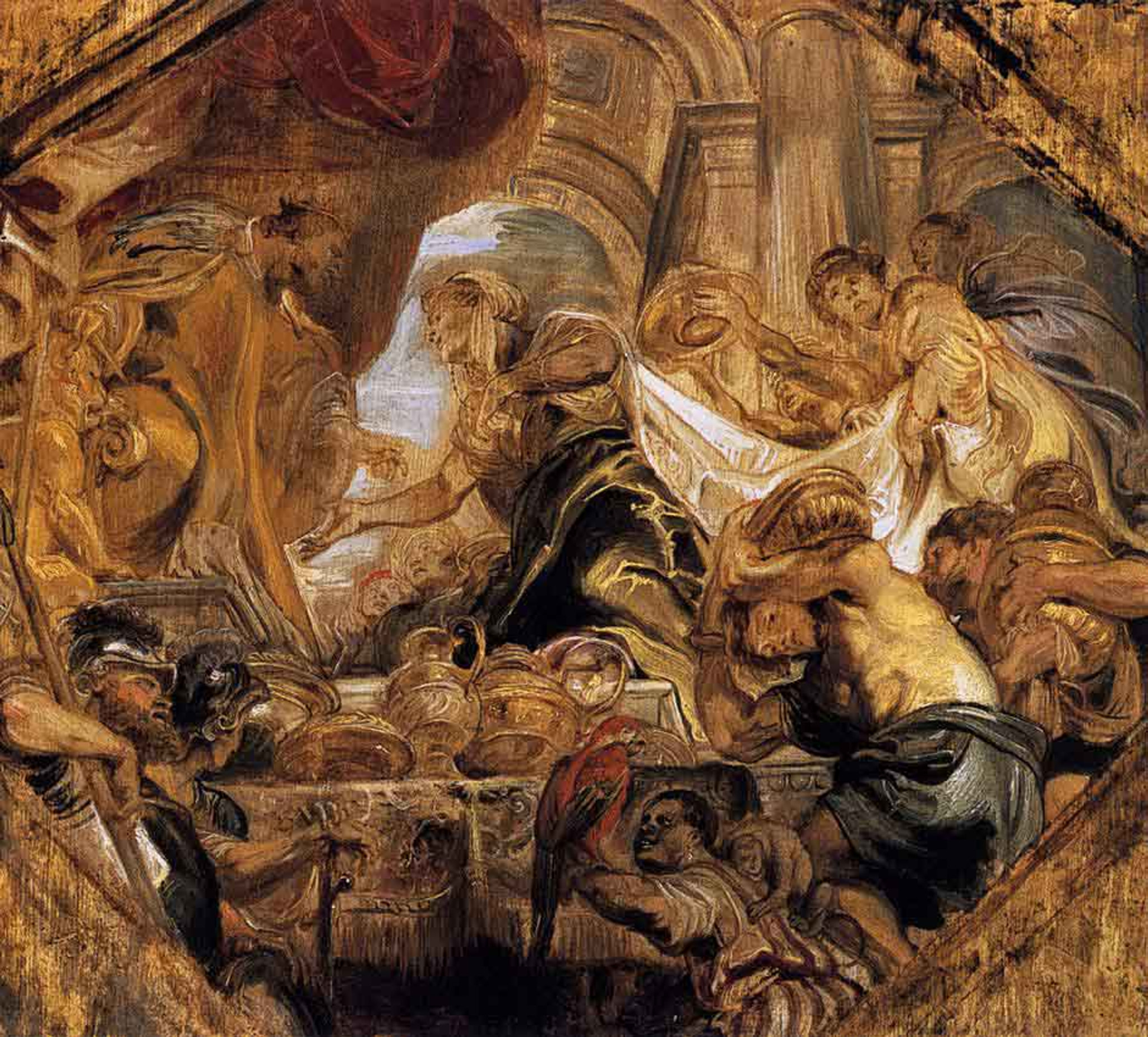 King Solomon And The Queen Of Sheba By Peter Paul Rubens Print Or
