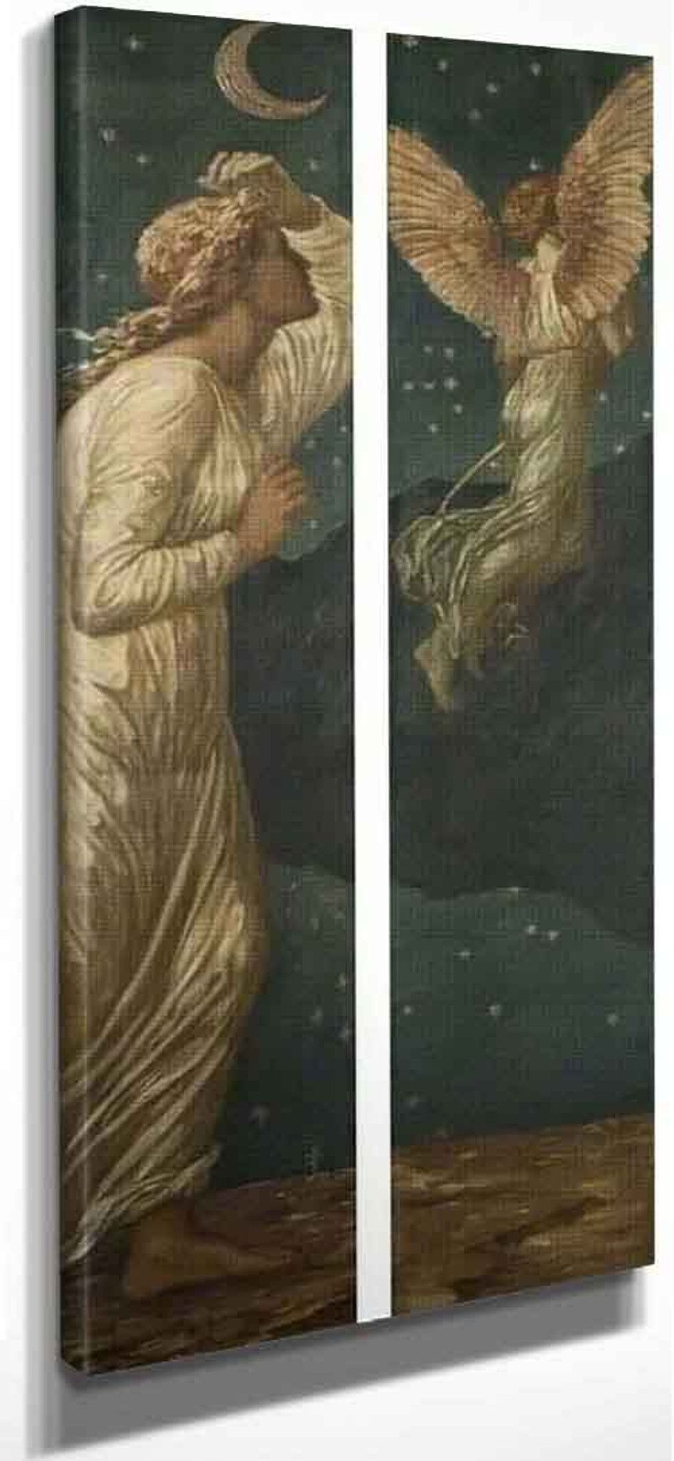 Cupid Flying Away From Psyche By Sir Edward Burne Jones Art